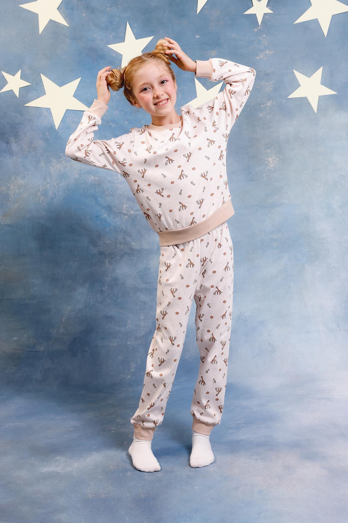 Perendi Kız Çocuk %100 Pamuk Pijama Takımı fotoğrafı 5 (önizleme)