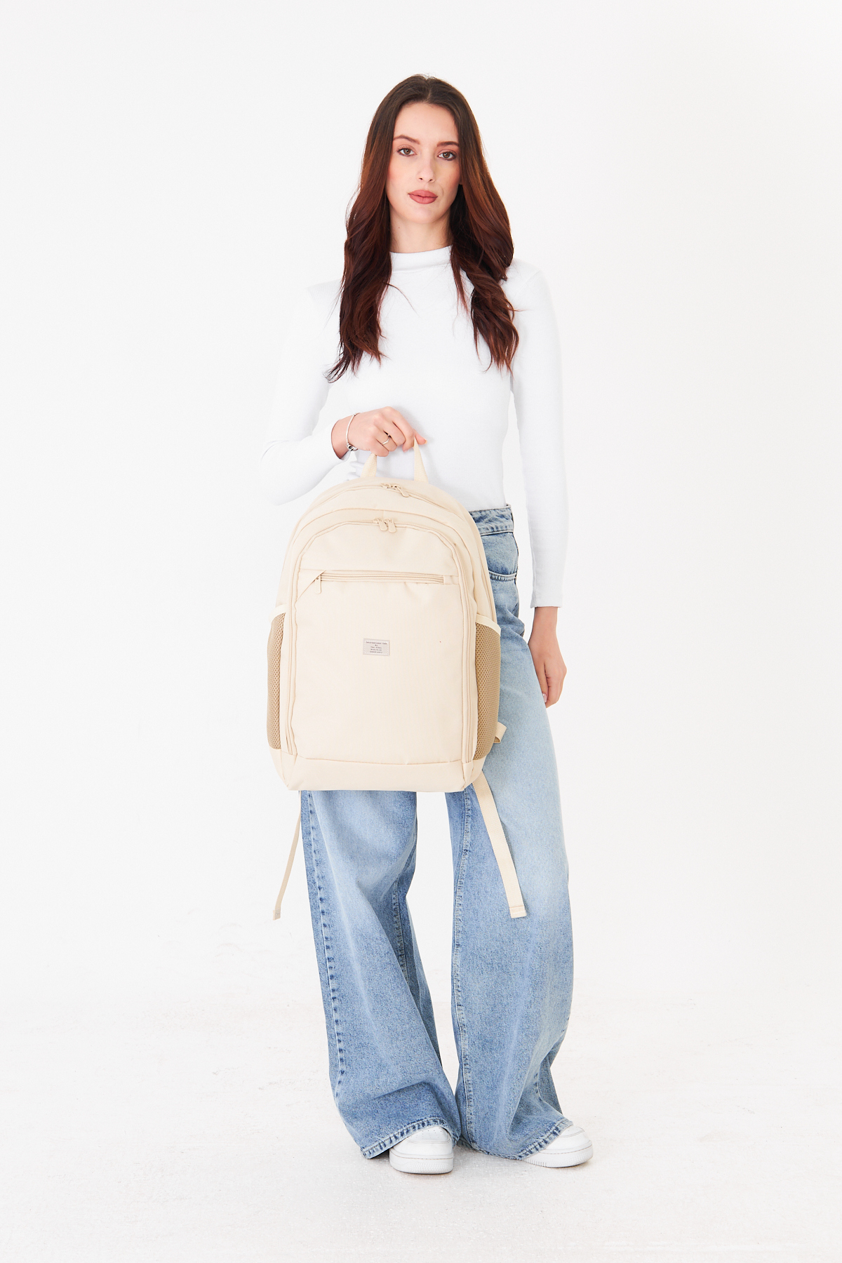 Superbag Su Geçirmez Sırt Çantası 3 Bölmeli | Günlük Okul Seyahat Laptop Çantası Unisex görsel 2
