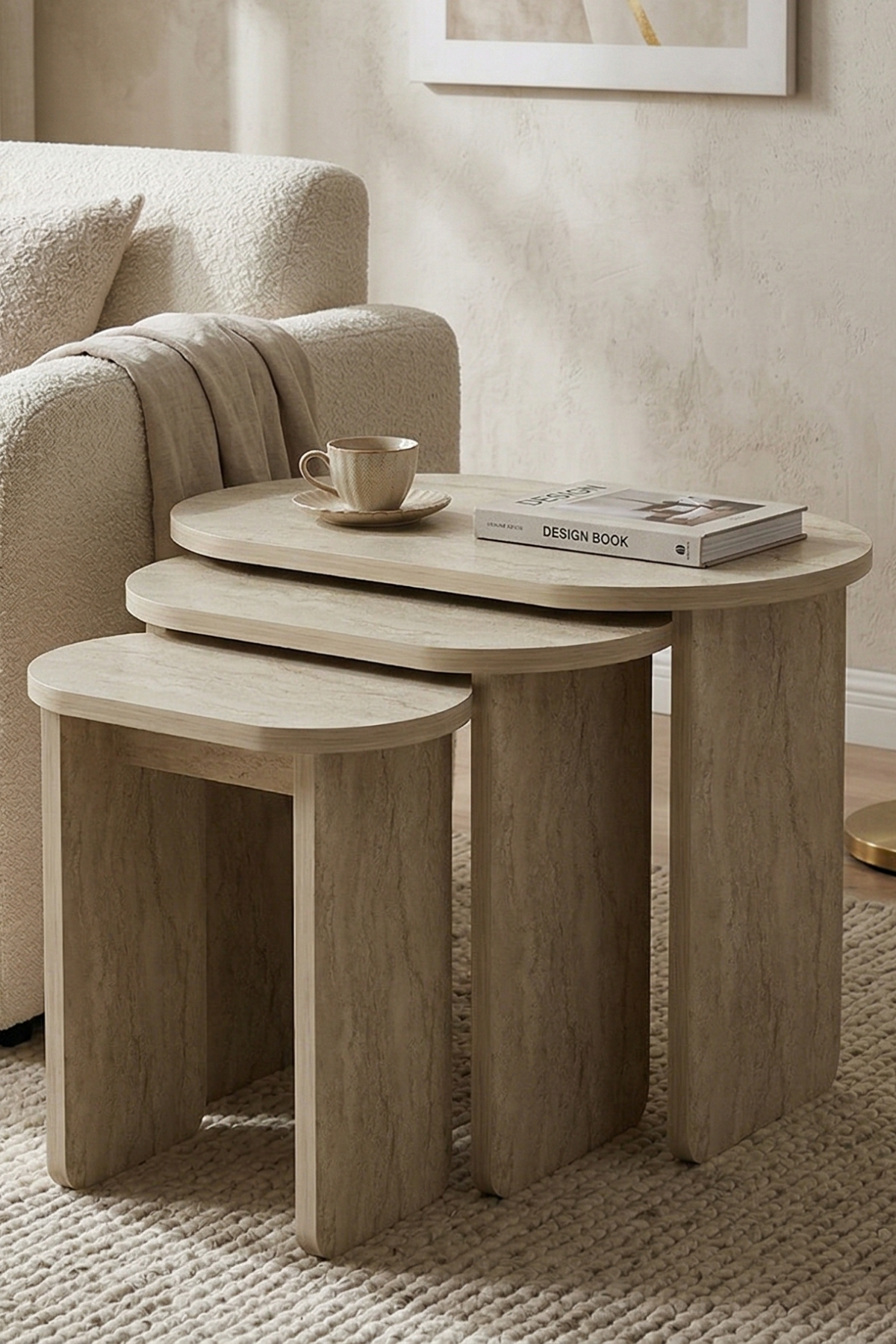 Lotus 3-Piece Zygon Coffee Table