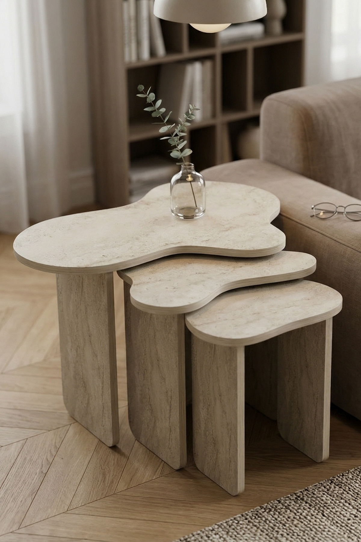 Cloud 3-Piece Zigon Coffee Table