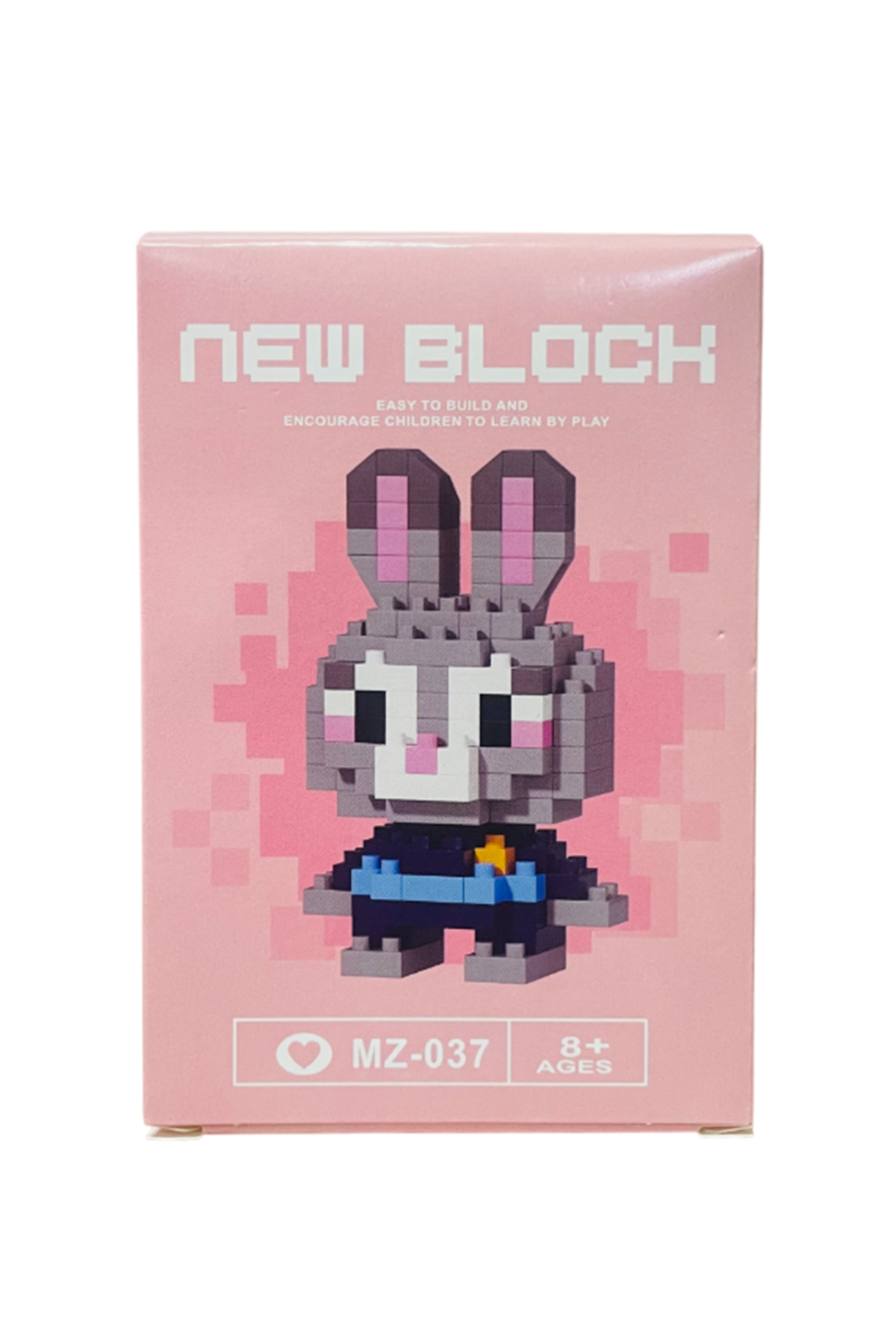 şekeyci New Block Bricks Judy Rabbit Karakter Figürü 3D Yapboz