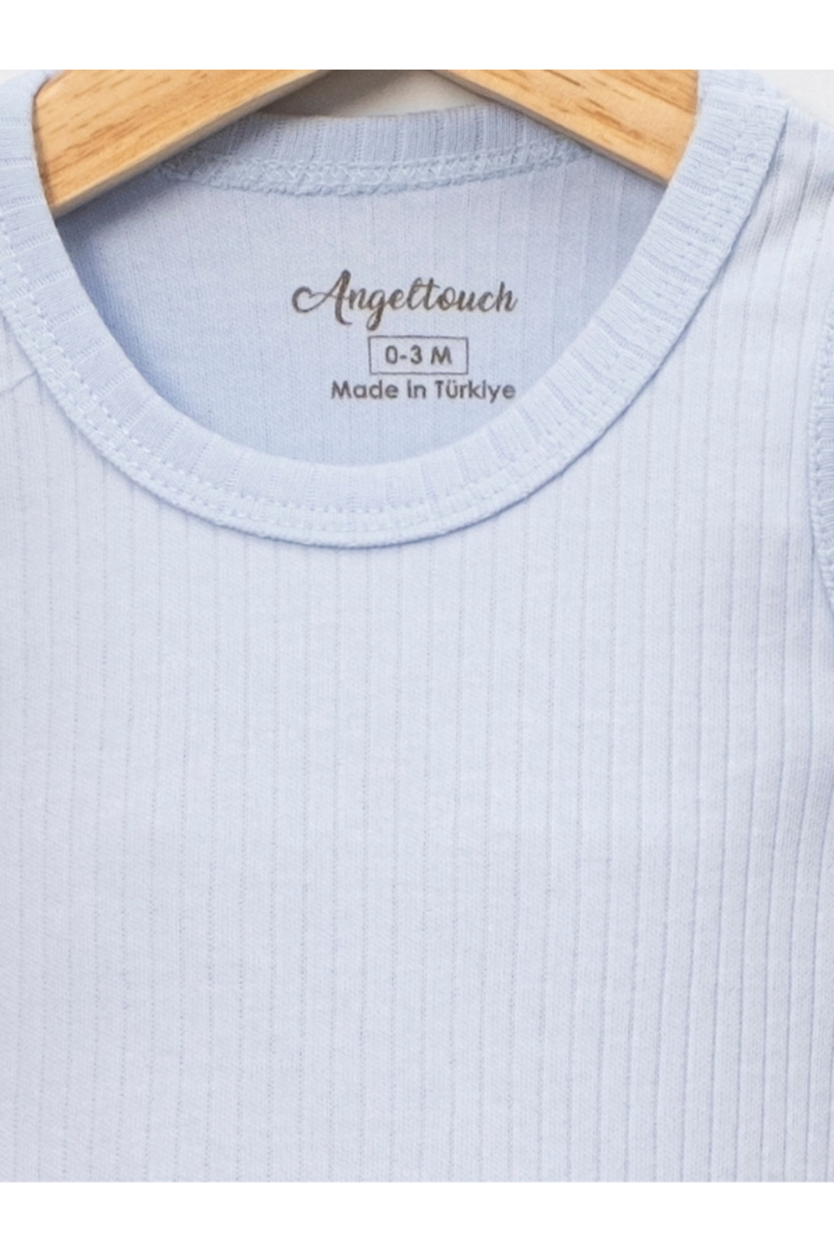 Angeltouch Pamuklu Kız Erkek Bebek Çocuk Body Askılı Raporlu fotoğrafı 2 (önizleme)