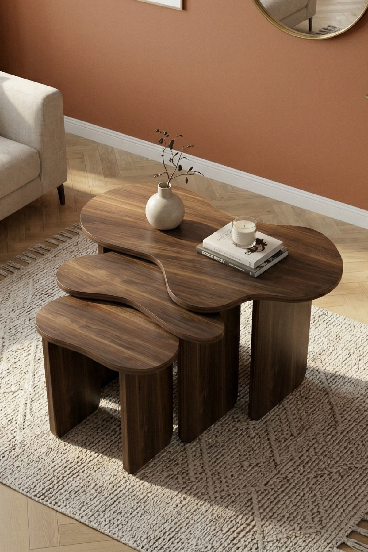 Cloud 3-Piece Zigon Coffee Table