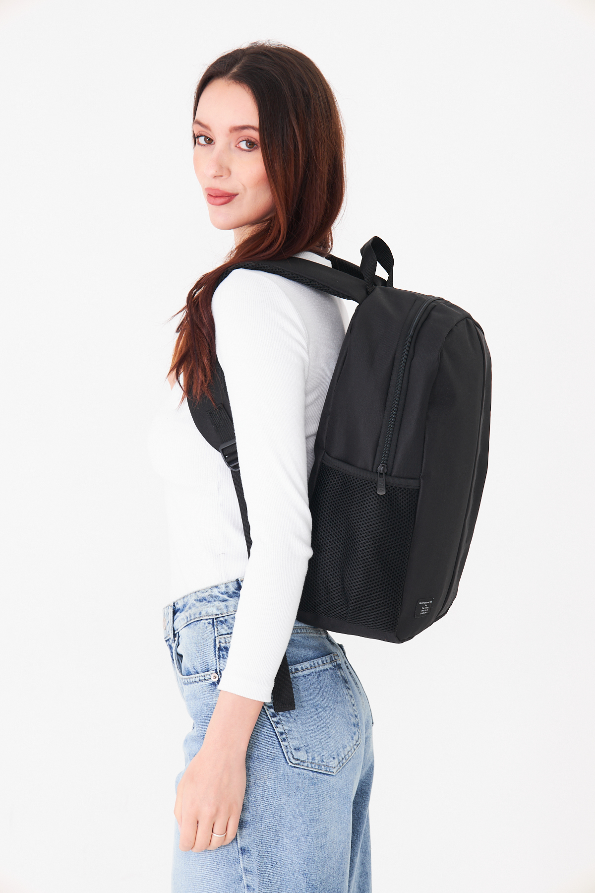 Superbag Unisex Günlük Spor Sırt Çantası | Su Geçirmez Orta Boy Okul Seyahat Çantası görsel 5