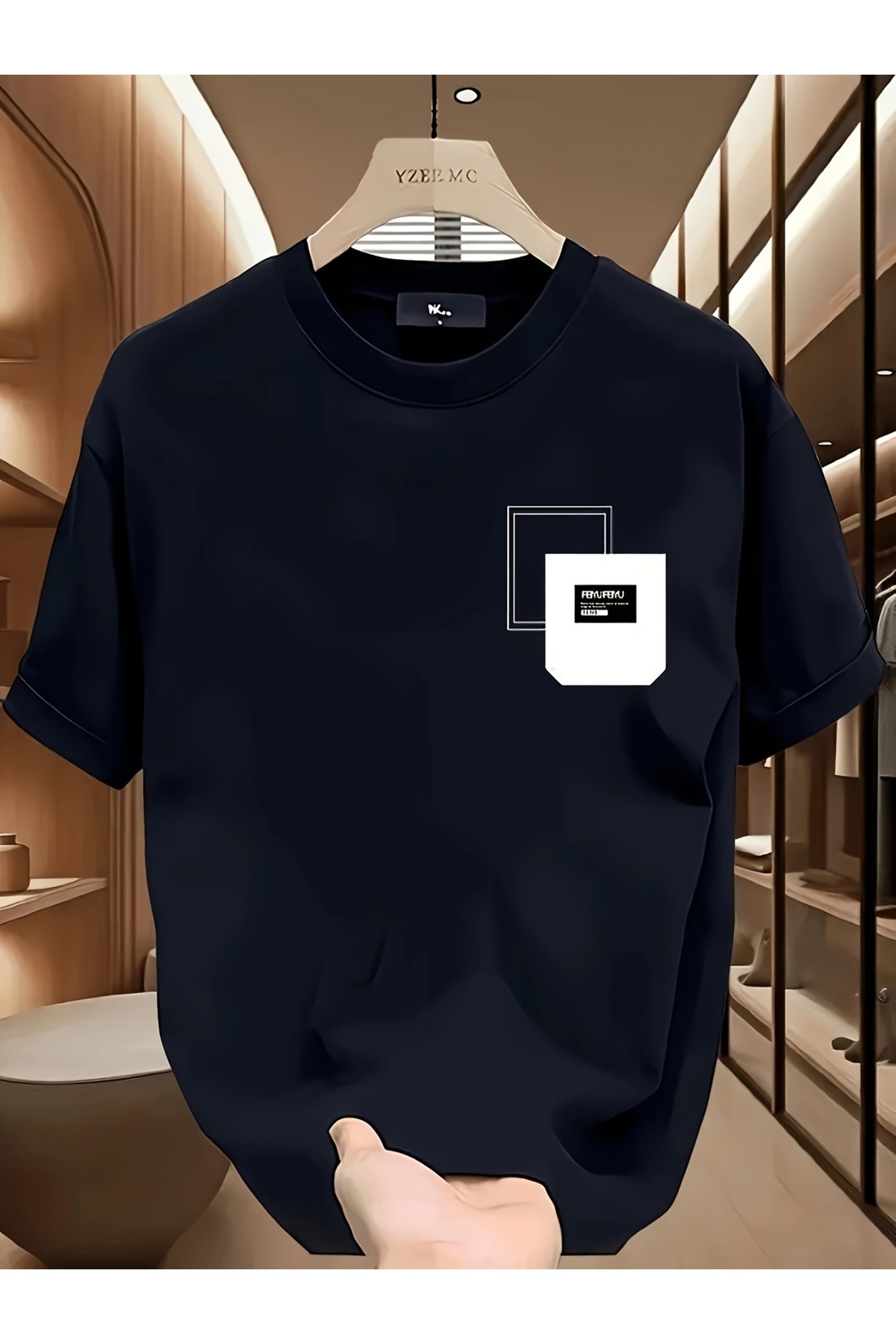 T-shirt Oversize Unisex بطبعة