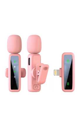 Zilvana Mivessa Kablosuz Pembe Yaka Mikrofonu 2'li Lightning Uyumlu Telefon C...