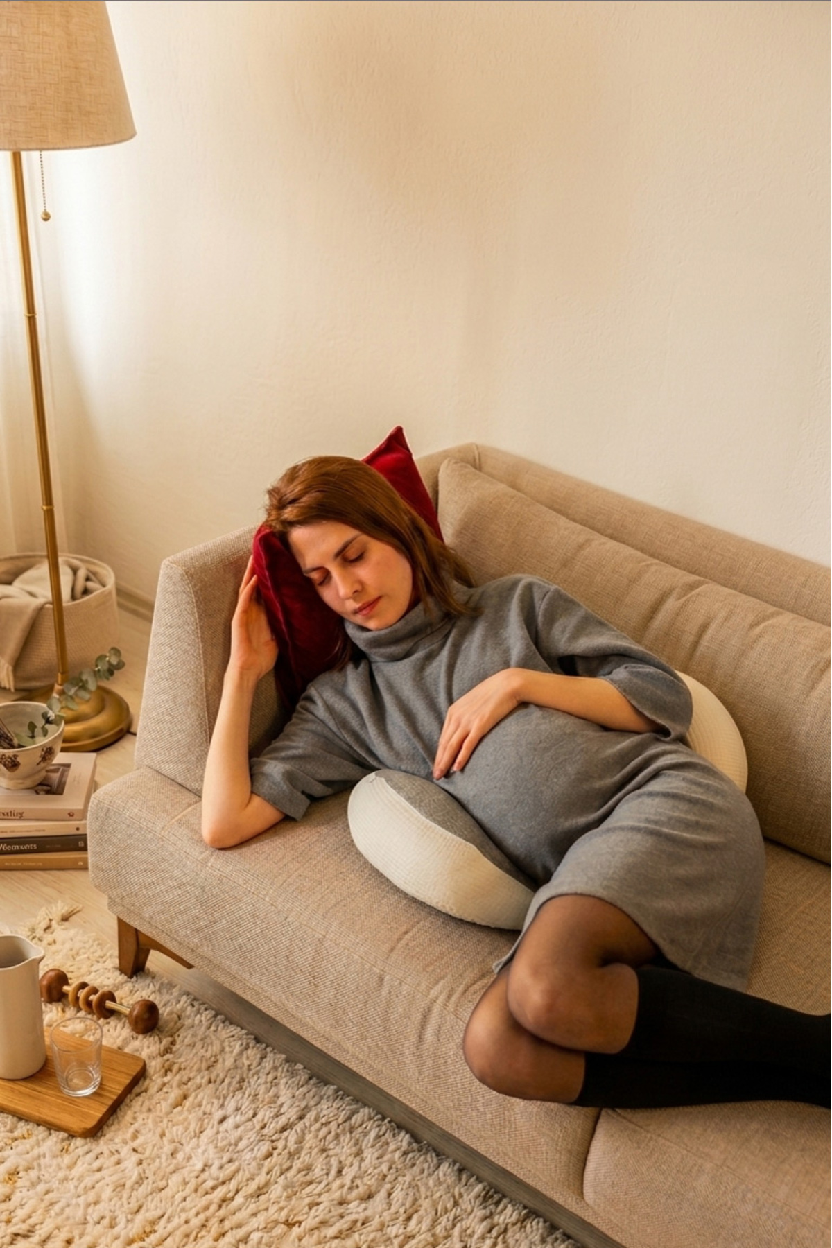 Naturamila Çok Fonksiyonlu Hamile Destek Yastığı fotoğrafı 4 (önizleme)