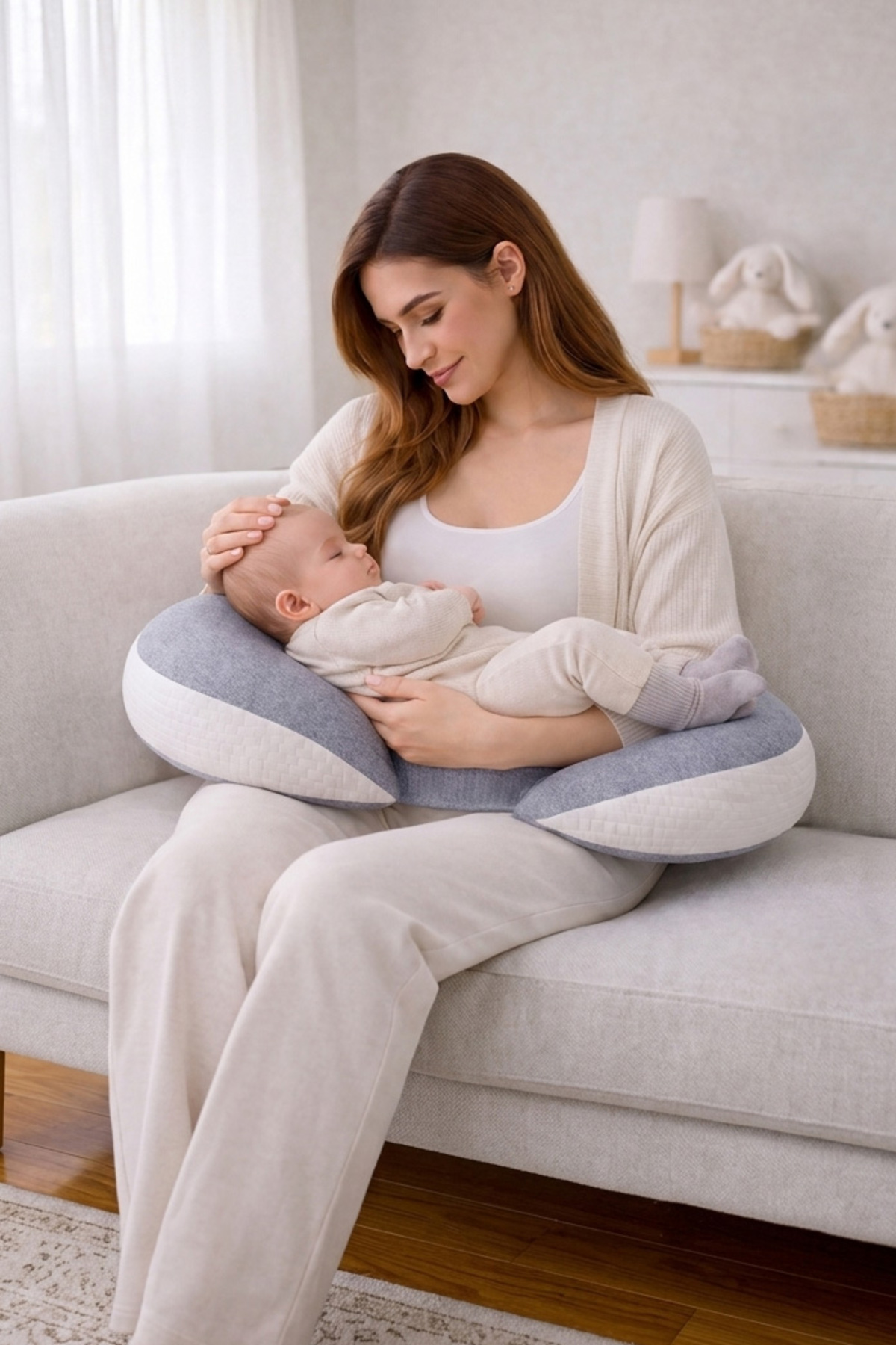 Naturamila Çok Fonksiyonlu Hamile Destek Yastığı fotoğrafı 3 (önizleme)