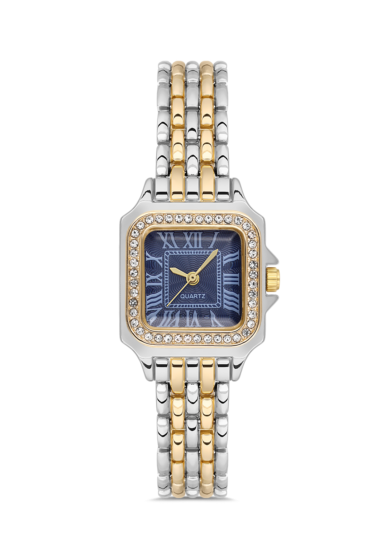 Women Square Rhinestone Minimal Wrist Watch TCTSR008111S0533