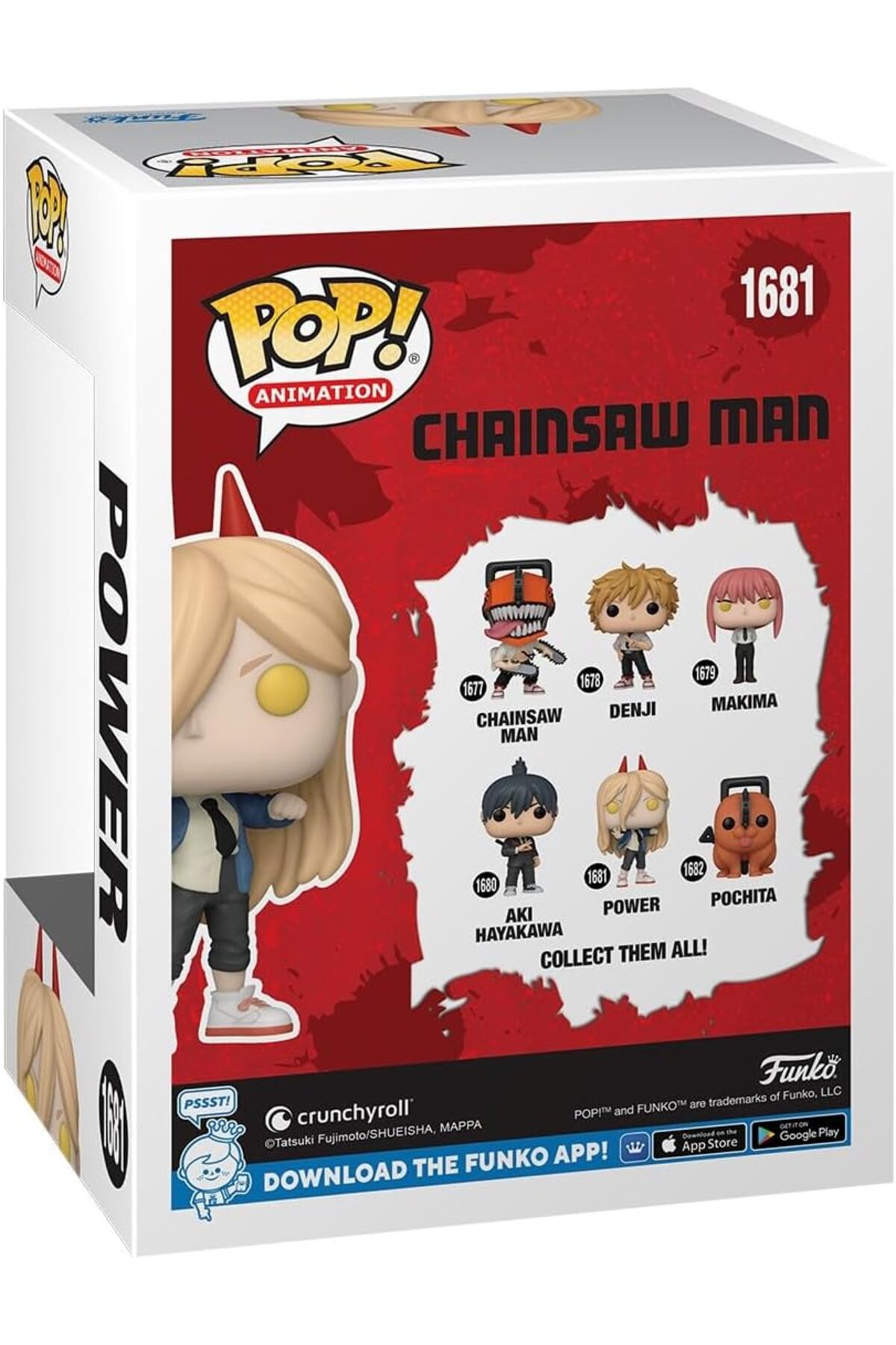 NEALDİN Funko Pop! Deluxe: Chainsaw Man Power Çocuklar Yetişkinler