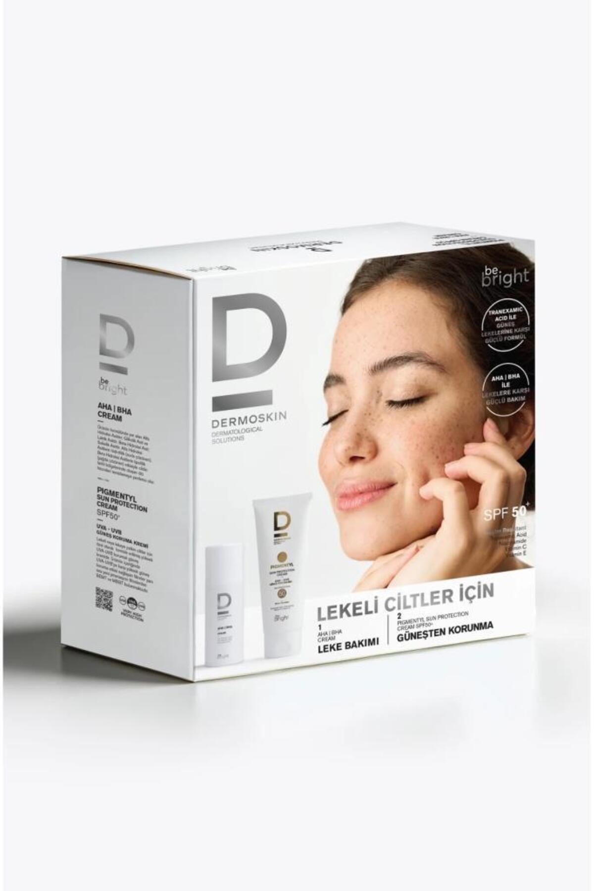 Dermoskin Be Bright Pigmentyl Sun Protection Cream + Be Bright AHA|BHA Cream 33 ML — 8697796003449