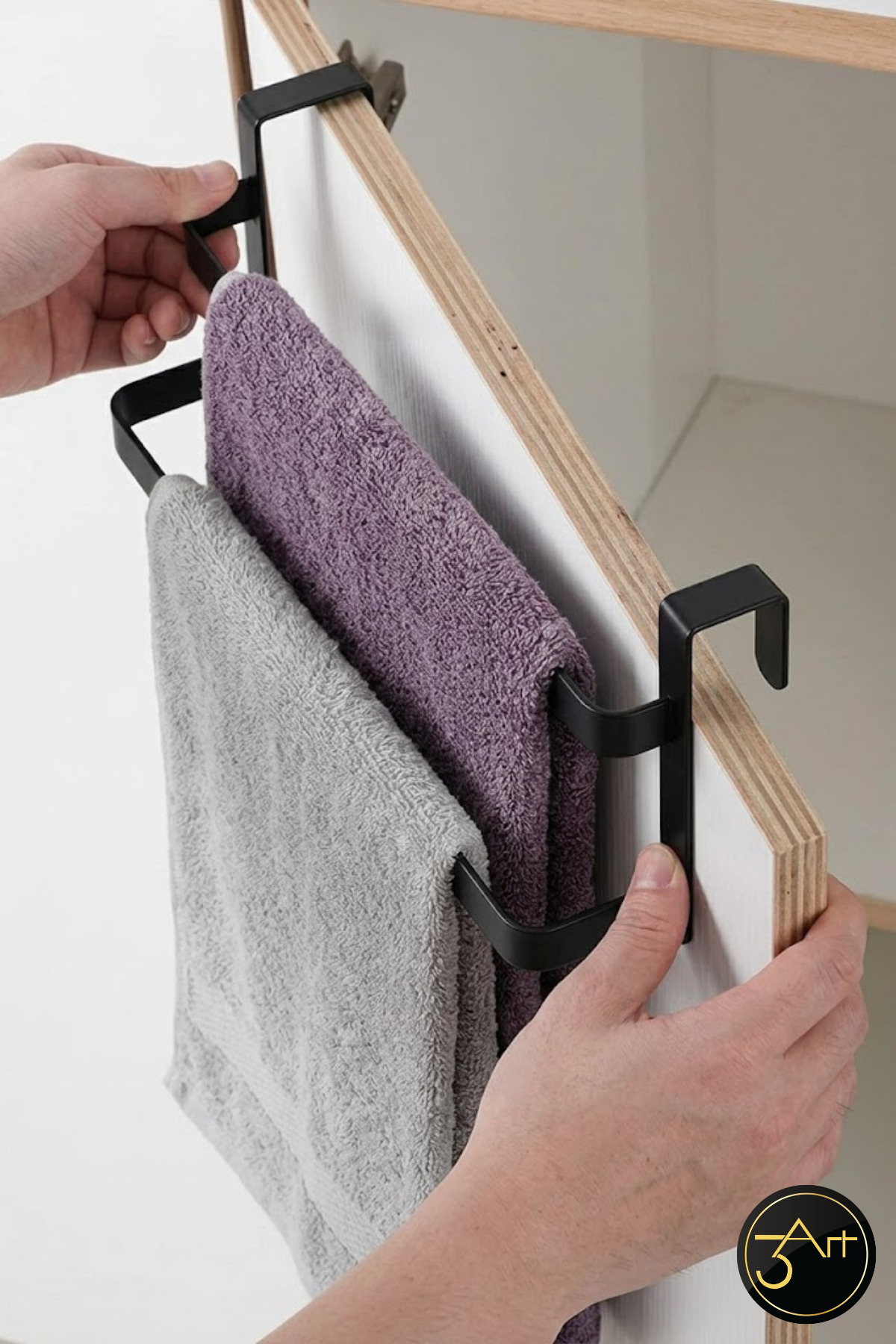 Wardrobe Top Towel Hanger – Kitchen & Bath Towel Hanger, Stylish and Durable Cloth Hanger