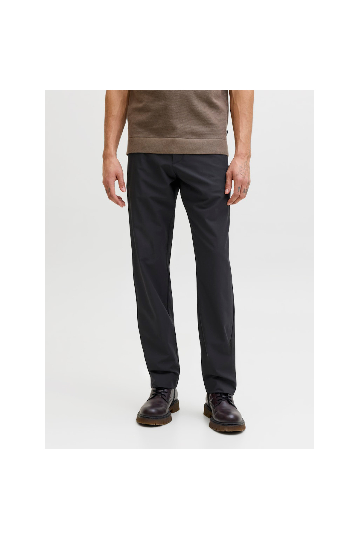 شلوار مشکی مردانه Chase Coolmax Chino (12293402-B) جک اند جونز شلوار اسپرت Jack & Jones