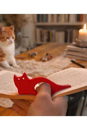 3DekorPusula Kedi Kitap Okuma Yüzüğü Sayfa Tutucu 3D Baskı
