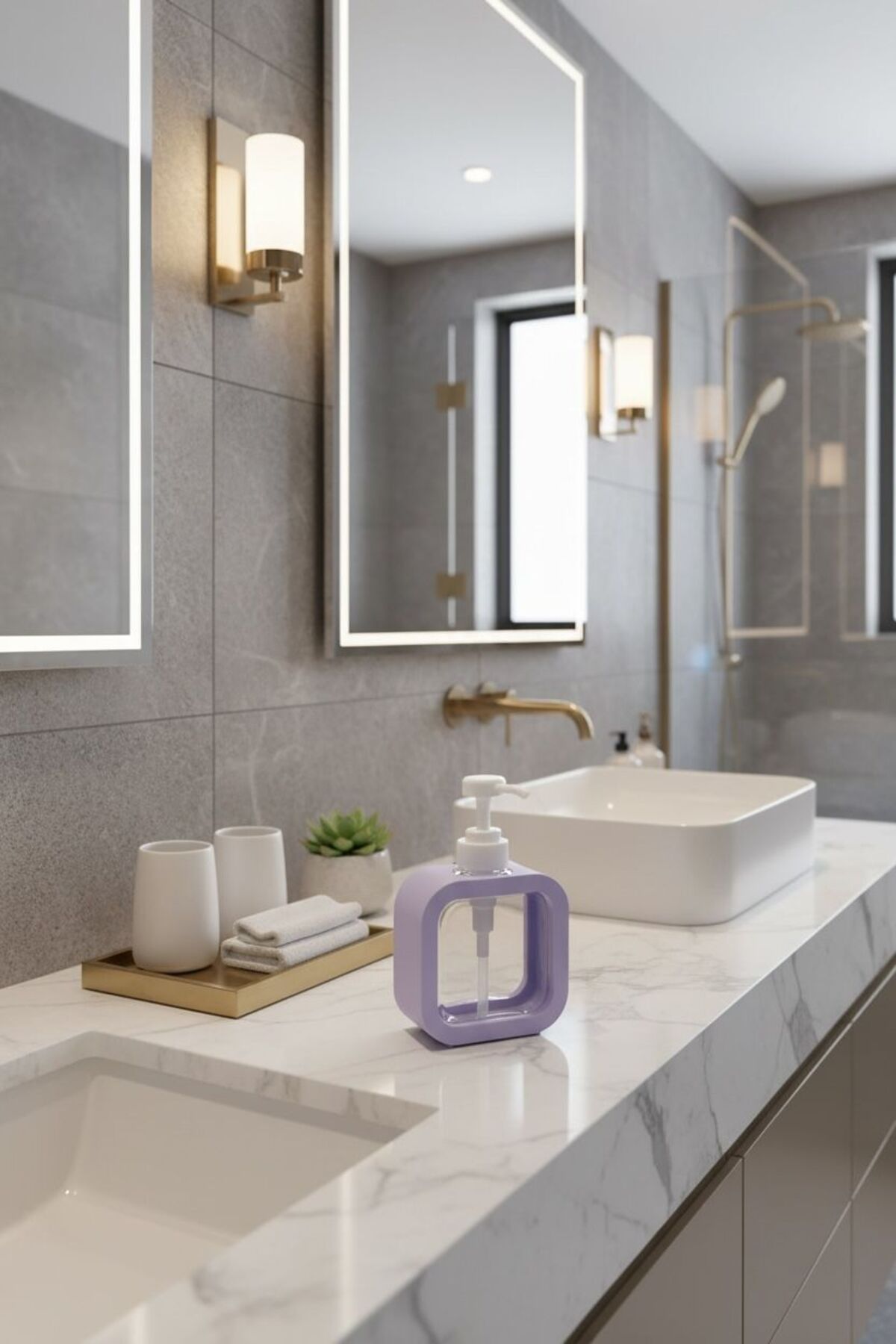 450 ml Sabunluk | Sıvı Sabun ve Şampuan Dispenseri