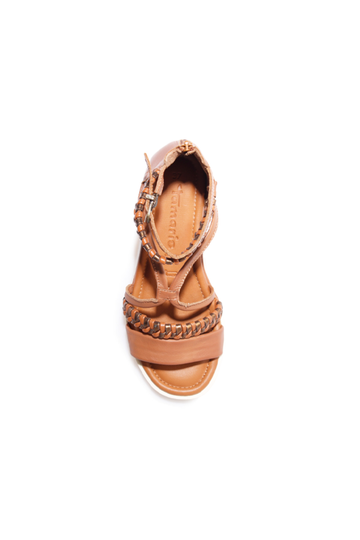 Ghench Shoes Ghench Mira Hakiki Deri Kadın Sandalet görsel 6
