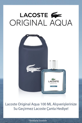 Lacoste Original Aqua EDP 100 ml Erkek Parfüm + Su Geçirmez Çanta