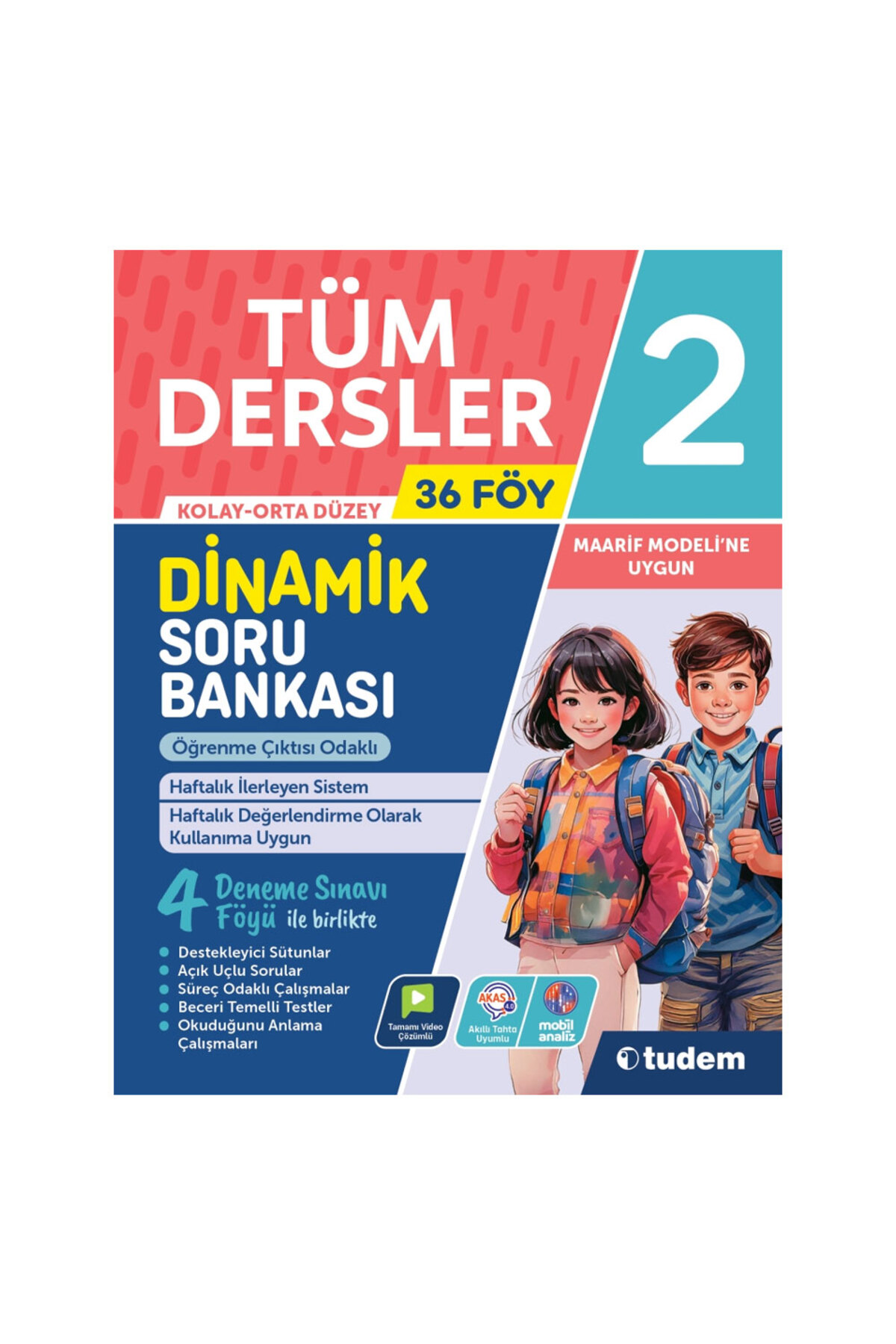 Tudem Yayınları 2. Sınıf Tüm Dersler Dinamik Soru Bankası - Fiyatı