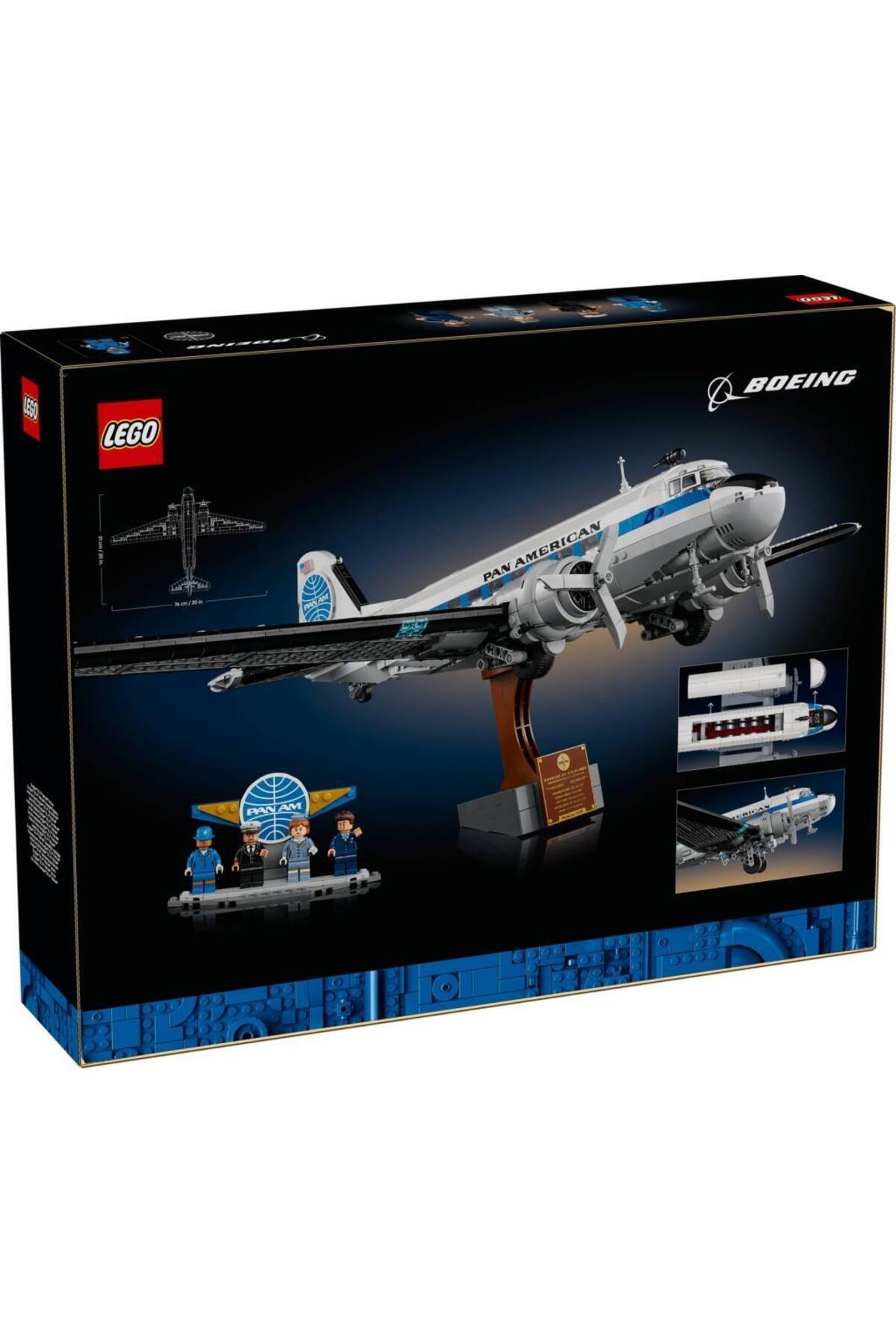 LEGO 11378 Icons Douglas™ DC-3™ PAN AM® Uçağı fotoğrafı 3 (önizleme)
