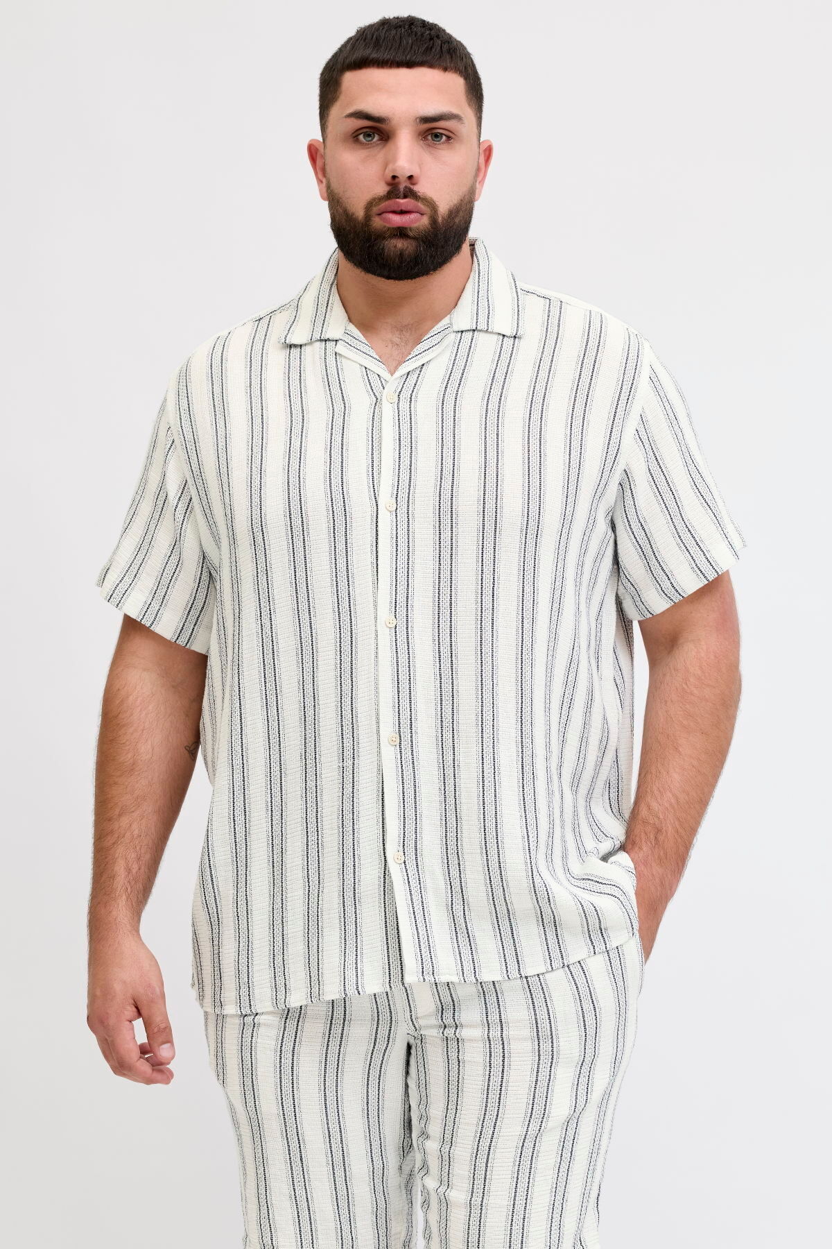 Jack & Jones Büyük Beden Resort Yaka Gömlek - Coba