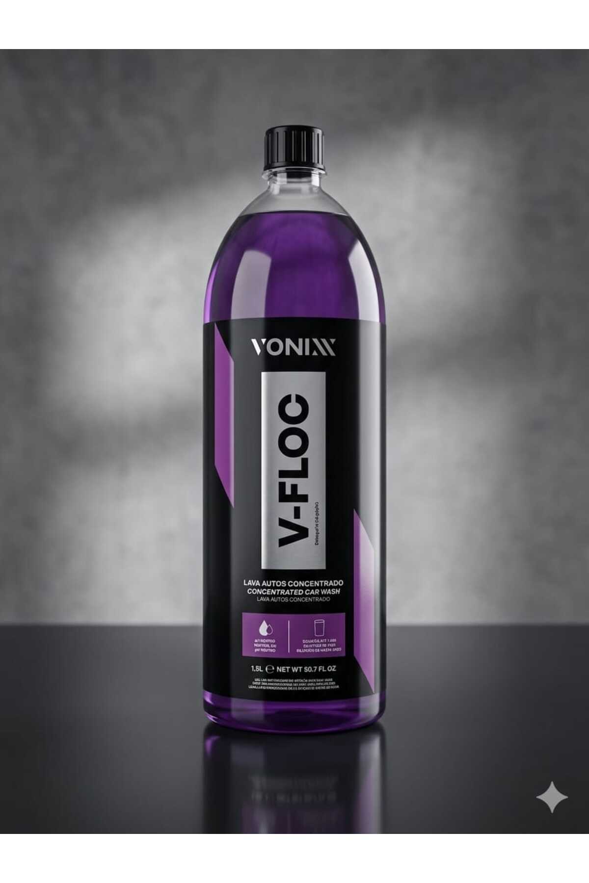 VONIXX V-Floc – Süper Konsantre Ph Nötr Araç Şampuanı 1: 400 - 1.5