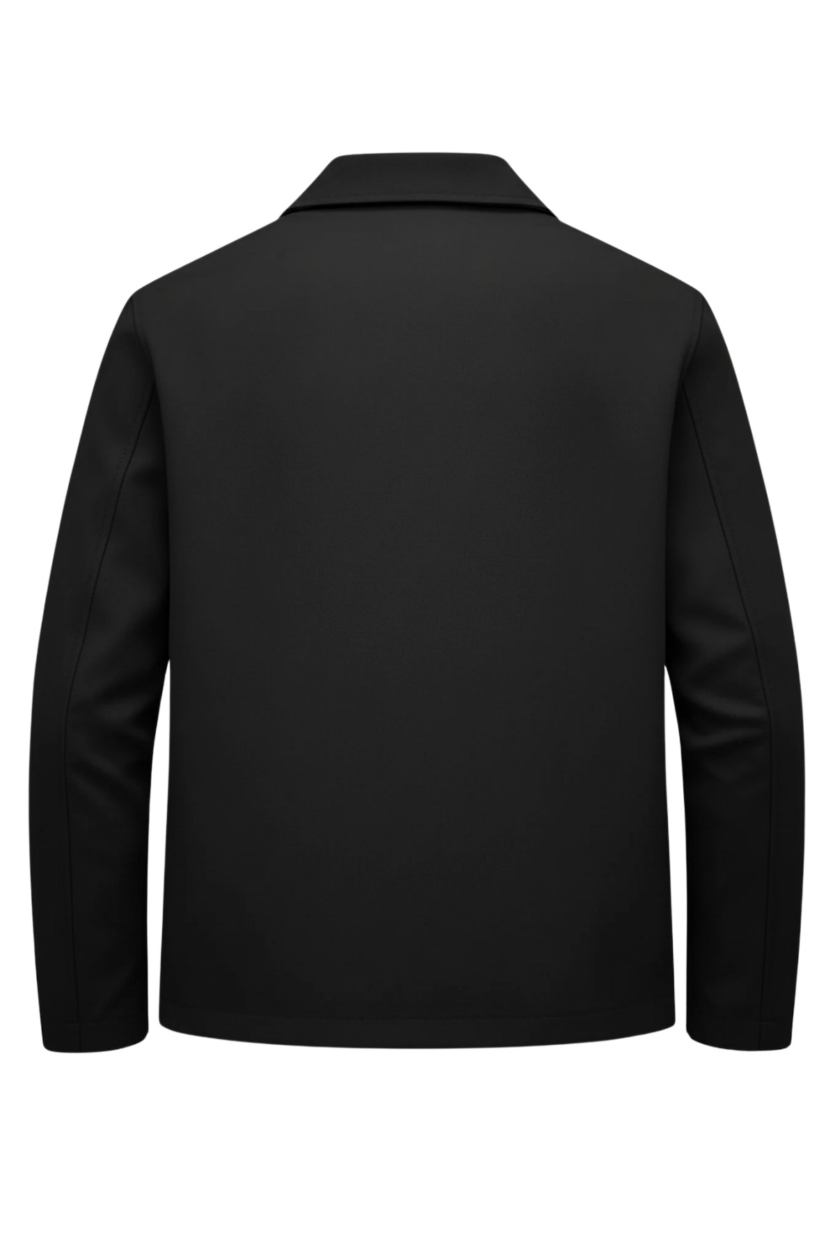 SİVAİST  Siyah Erkek Pamuk Polyester Karışımlı Yakalı Bonded Kumaş Su Ve Rüzgar Geçirmez Mevsimlik&Yazlık Mon - Görsel 5