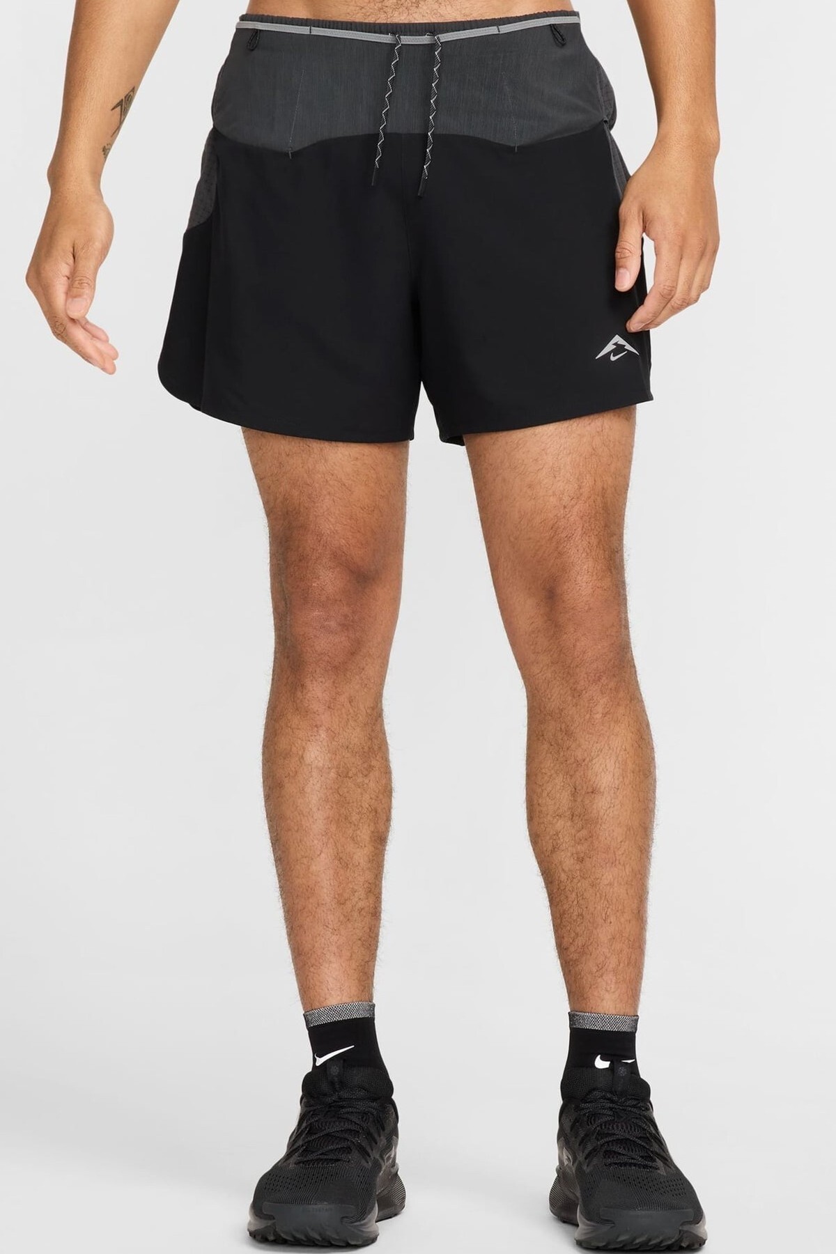 شلوارک دویدن مردانه Trail Second Sunrise Dri-FIT ADV با آستر کوتاه، مشکی نایکی شورت ورزشی Nike