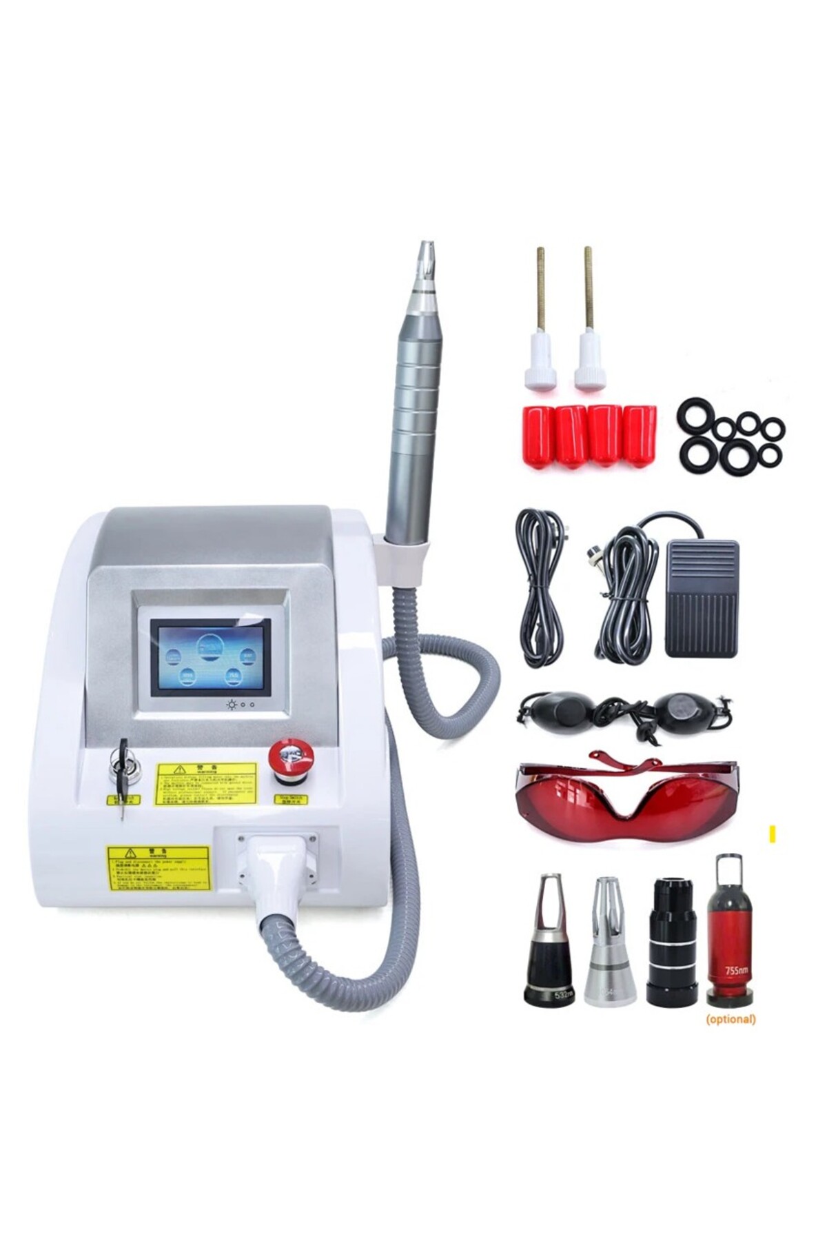 Pro Dövme Silme Aleti Tüy Sarartma Cilt Yenileme Beyazlatma Parlatma Carbon Peeling Tattoo Remover — خاکستری ttrmv1 — تصویر 6 از 6