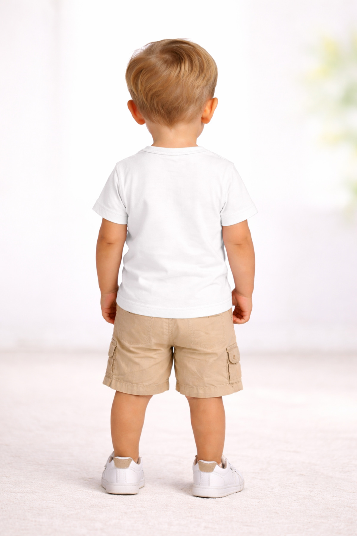 petite pati Beyaz Bunnyjump Bebek Tişört %100 Pamuk Penye Çocuk Tshirt Baskılı fotoğrafı 4 (önizleme)