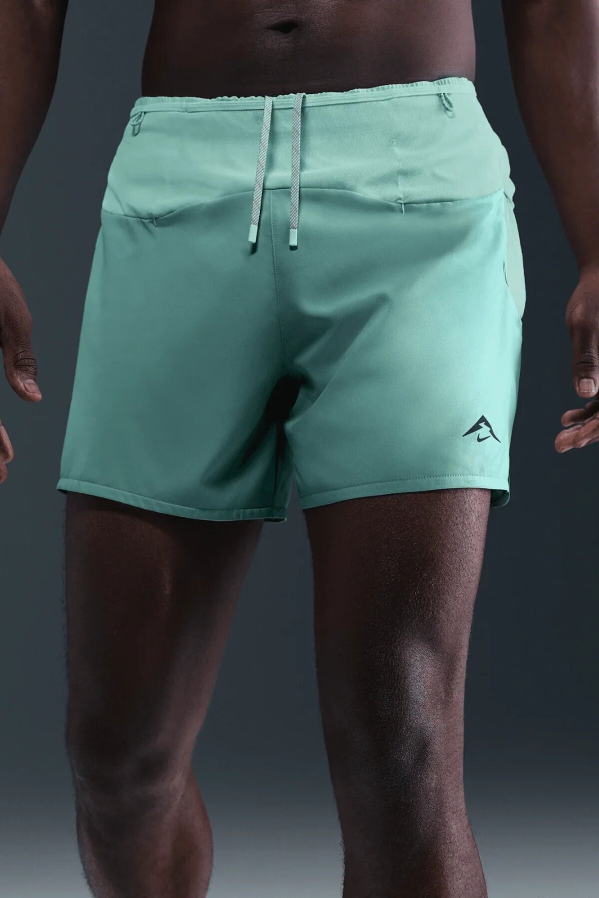 شلوارک دویدن مردانه Trail Second Sunrise Dri-FIT ADV با آستر کوتاه، سبز روشن نایکی شورت ورزشی Nike