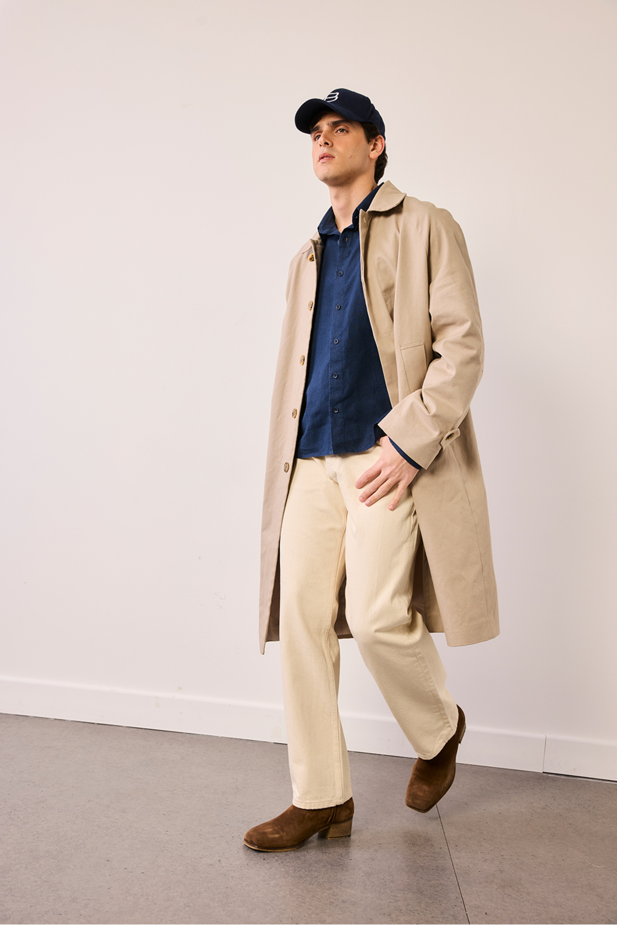 Beyyoglu Oversize Vintage Gabardin Trençkot