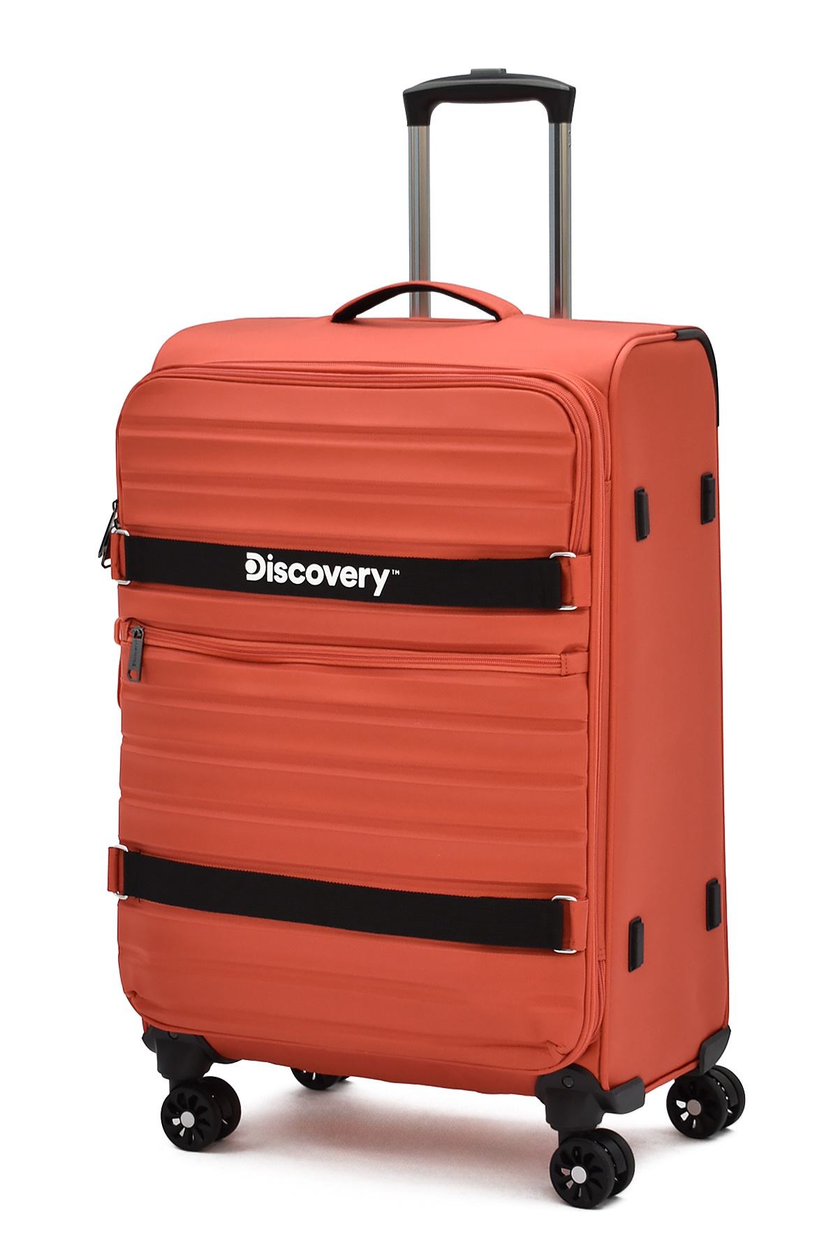 Ultra-Light Silent 8 Wheels Large Volume DSC-720 with Medium Fabric Suitcase Bellows