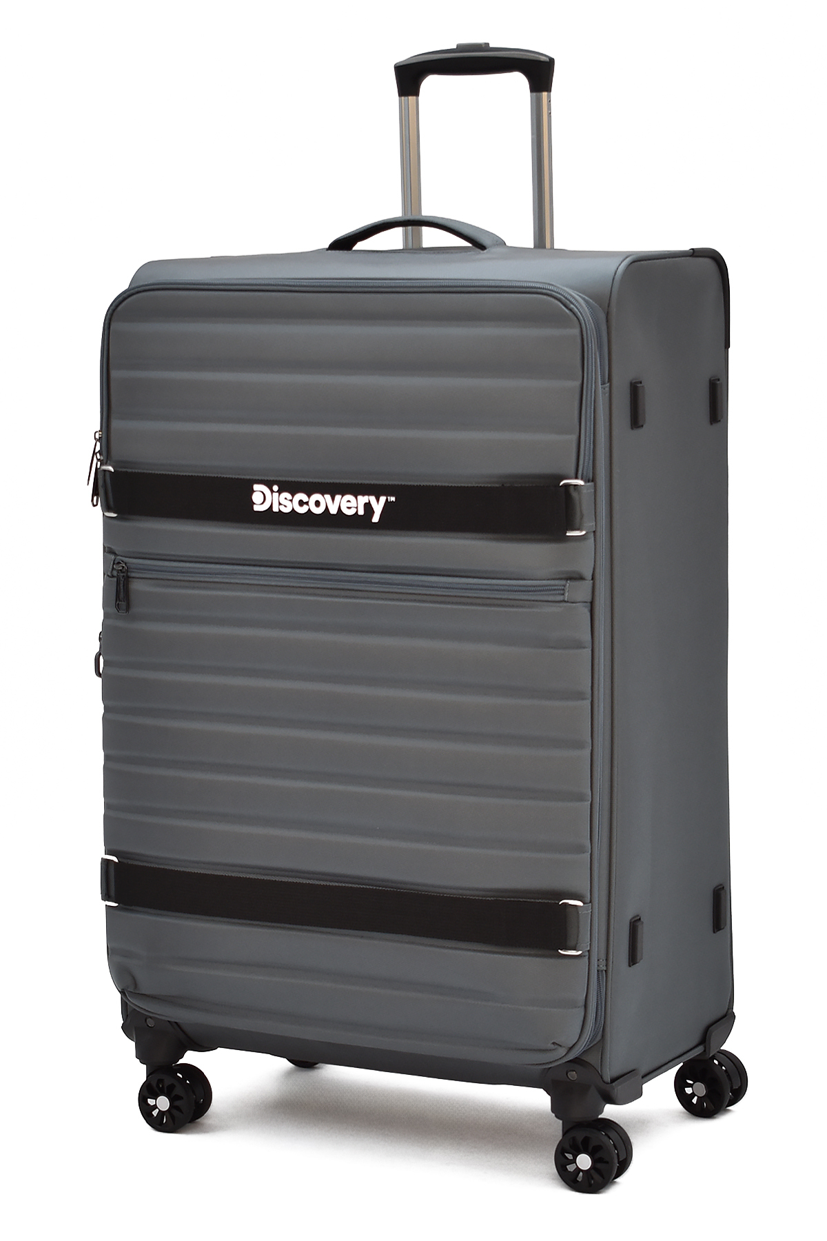 Ultra-Light Silent 8 Wheels Large Volume DSC-720 with Oversized Fabric Suitcase Bellows