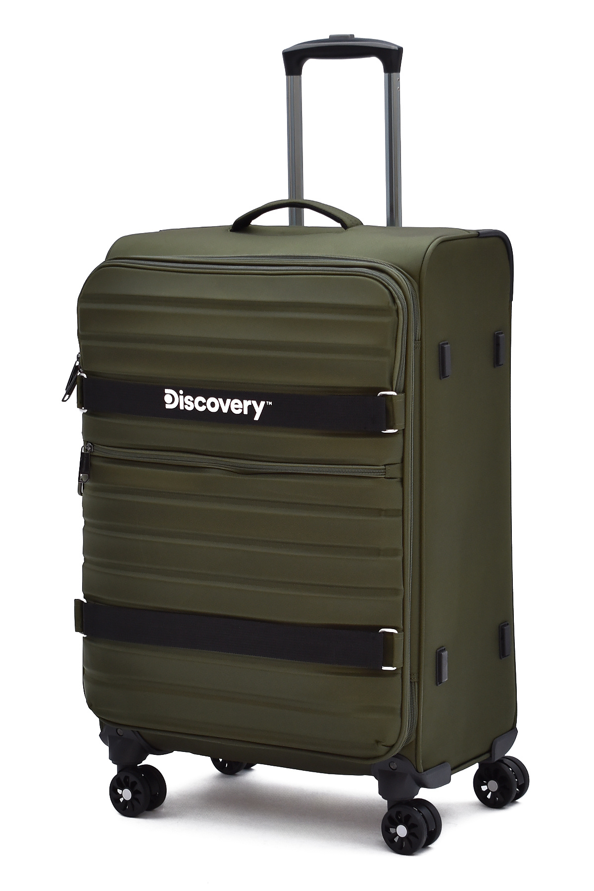 Ultra-Light Silent 8 Wheels Large Volume DSC-720 with Medium Fabric Suitcase Bellows