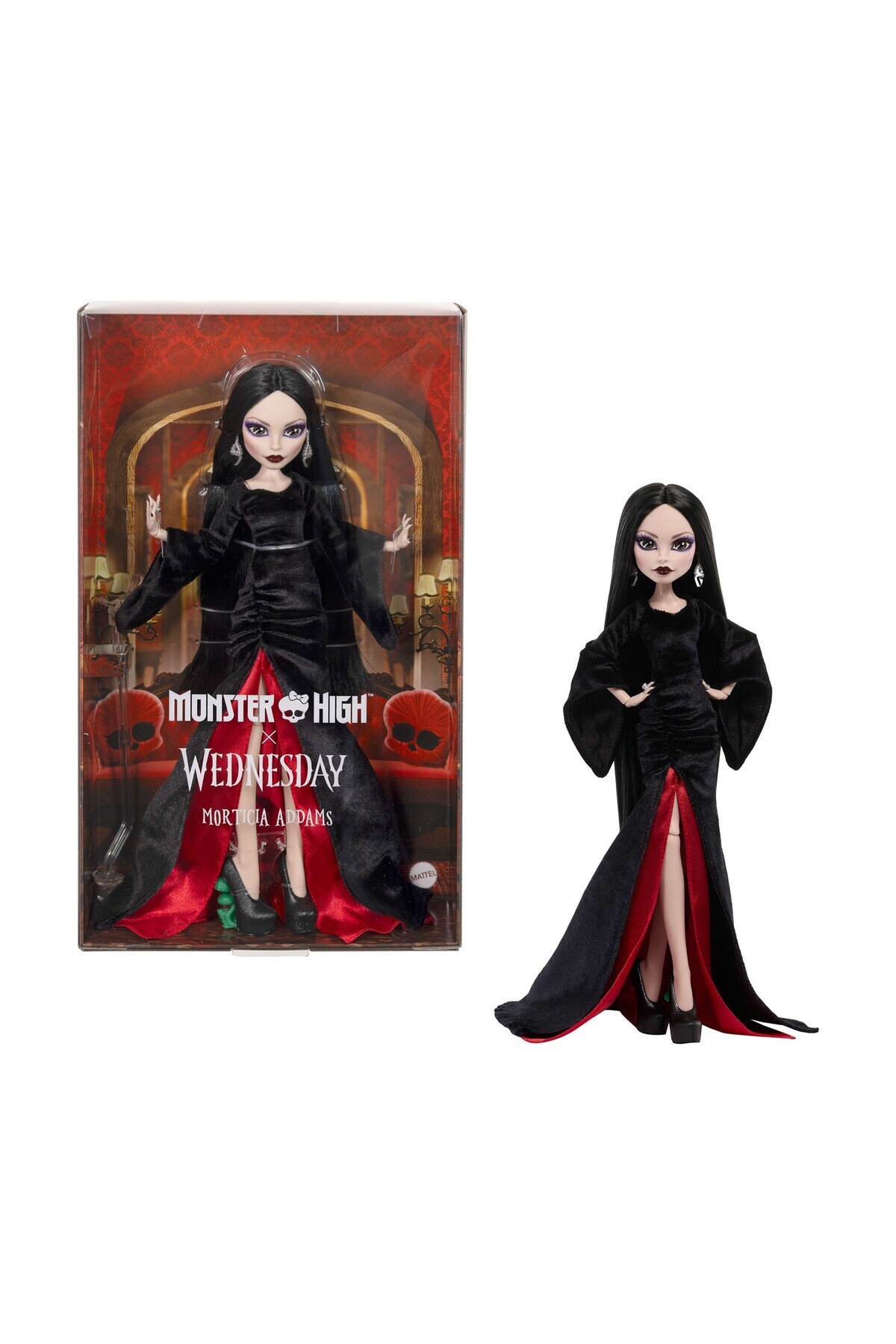 Mattel Monster High x Wednesday Morticia Addams Doll (JLK99