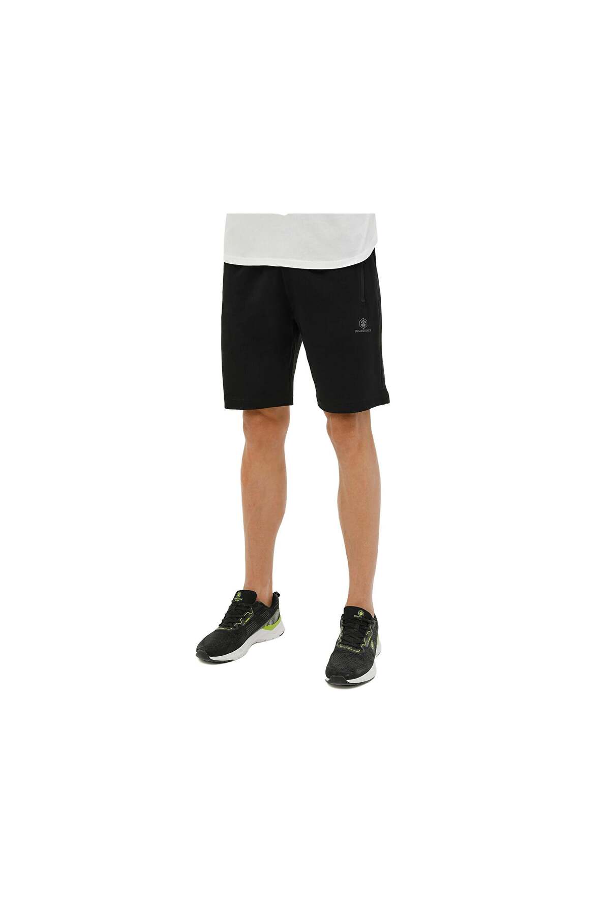 شلوارک مردانه مشکی Lumberjack مدل MB CT103 PAM SHORT 6FX هامل شلوارک برمودا hummel