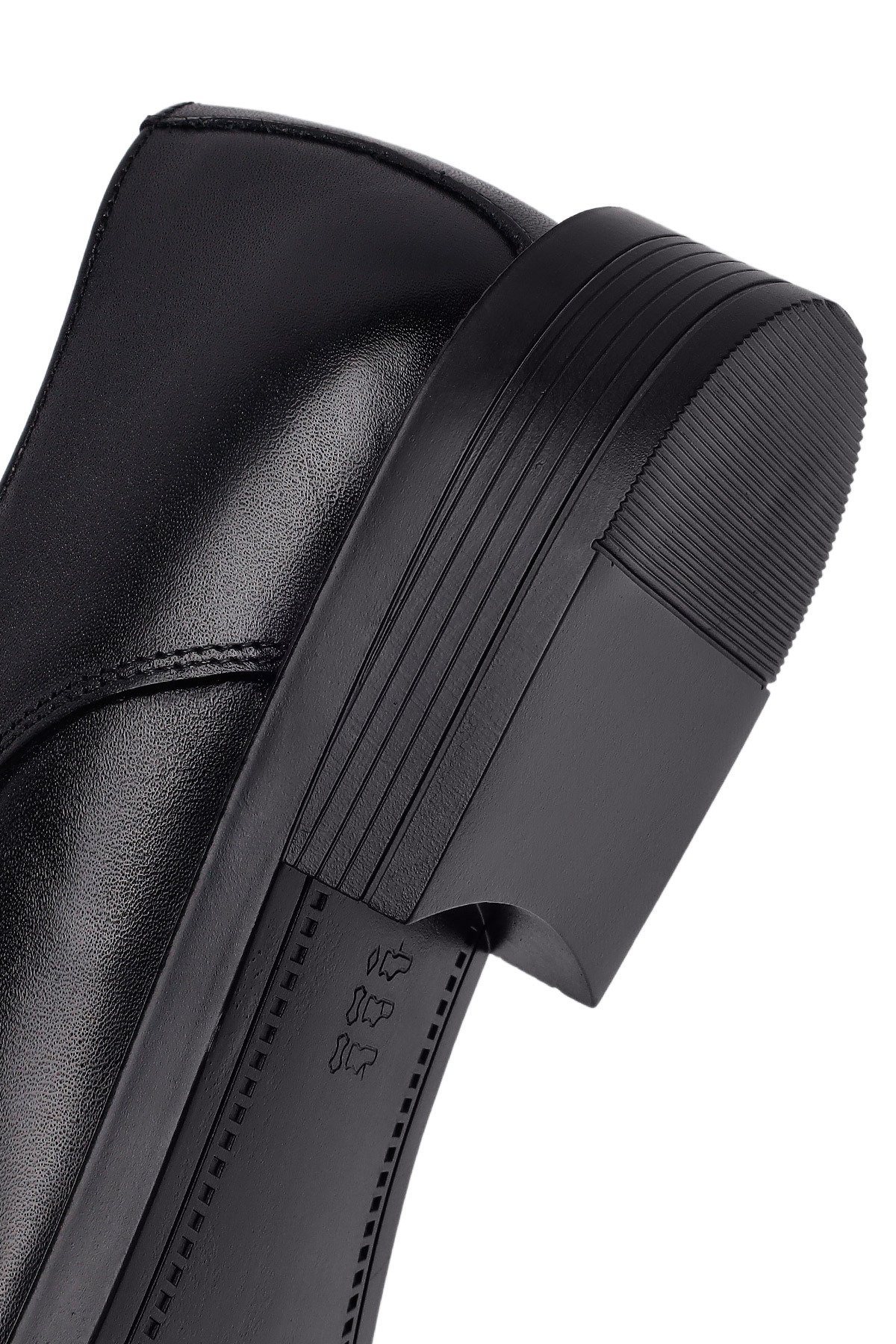 Derimod  Erkek Siyah Bağcıklı Deri Klasik Ayakkabı 26SFD664318 - Görsel 8