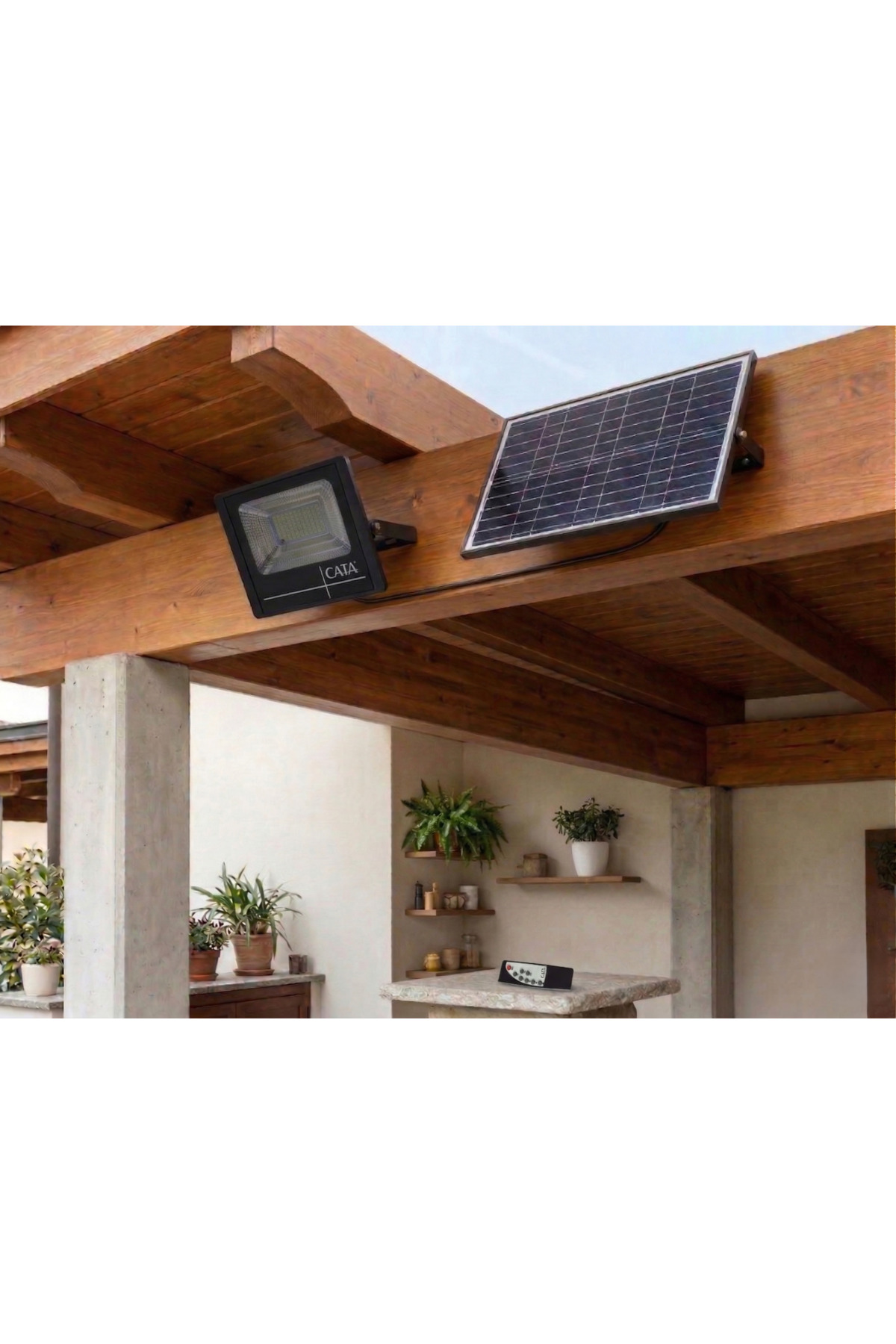 Cata CT 4650 Amazon Kumandalı 300W Solar Led Projektör 6400K Beyaz
