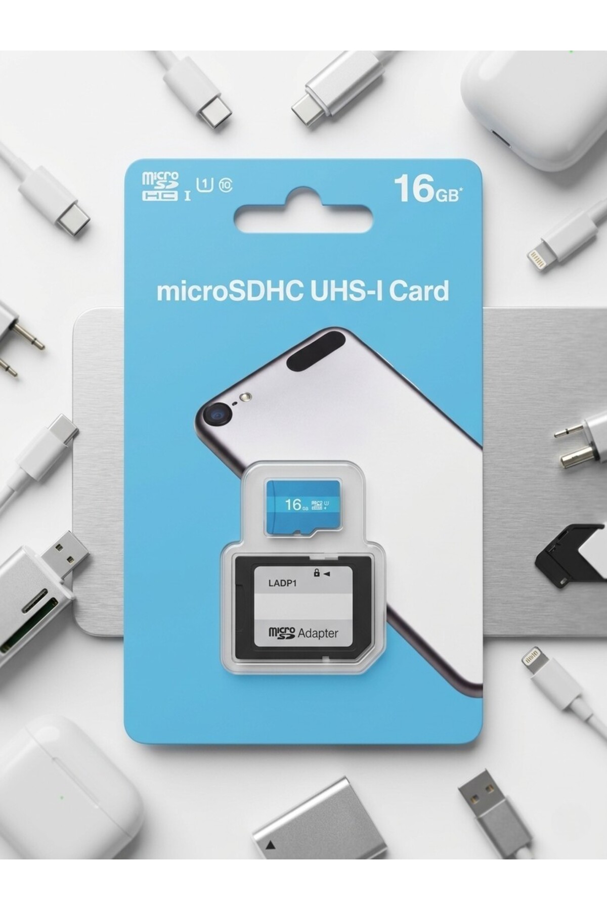 بطاقة ذاكرة microSD سعة 16 جيجابايت تخزين سريع ومتوافق مع الجوالات والكاميرات | Medina Shop