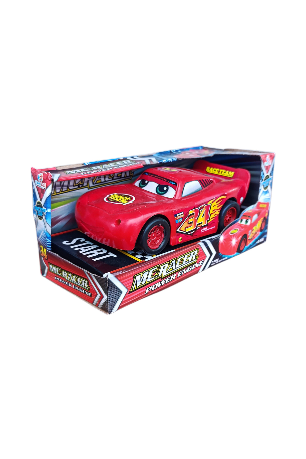 Brother Toys Kutulu Sürtmeli Şimşek Mcqueen 17 Cm. Yerli Üretim fotoğrafı 2 (önizleme)