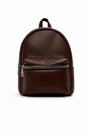 byFOX Fashion Yumuşak Kumaş Kalın Fermuarlı Mini Sırt Çantası F-0011