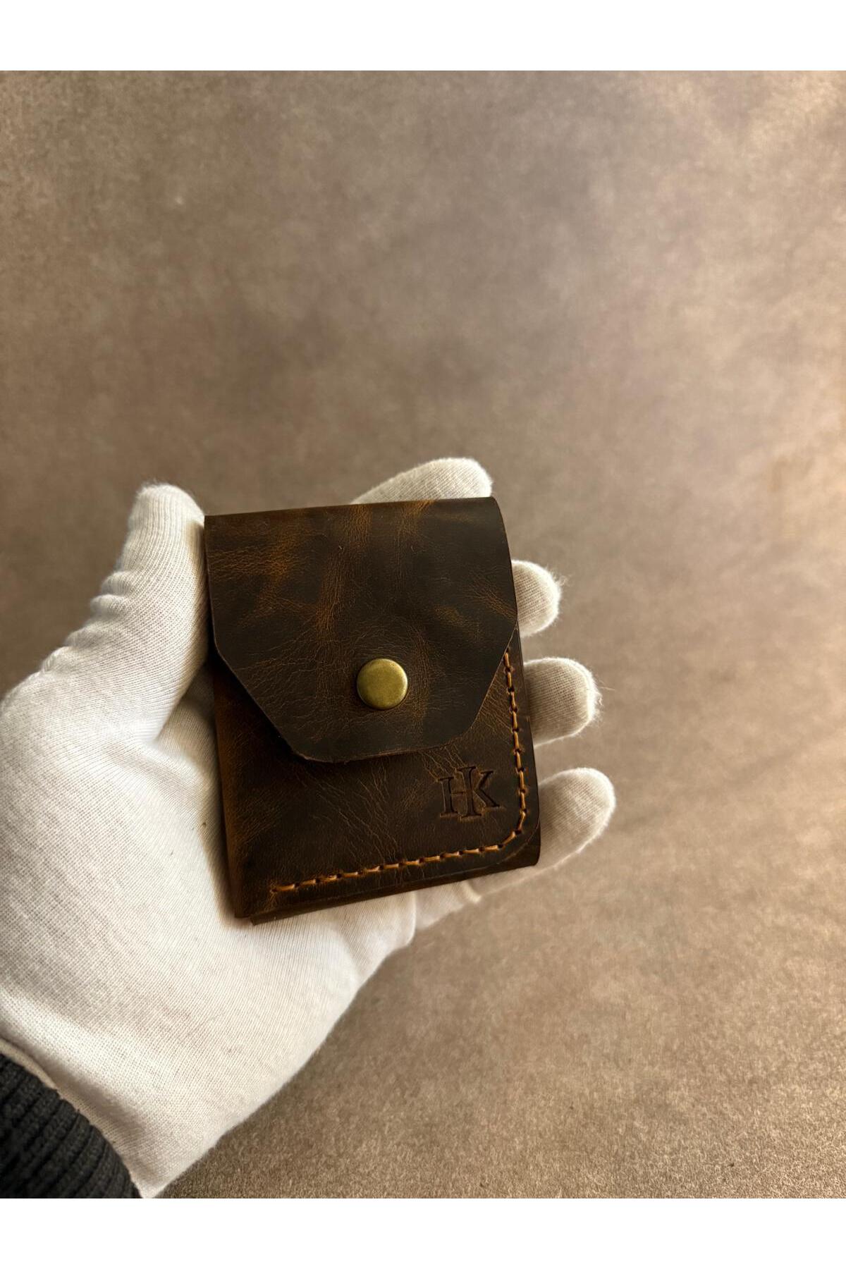 HATKA Leather Craft El Yapımı Hakiki Deri Cüzdan - Pure Fold K2 görsel 4