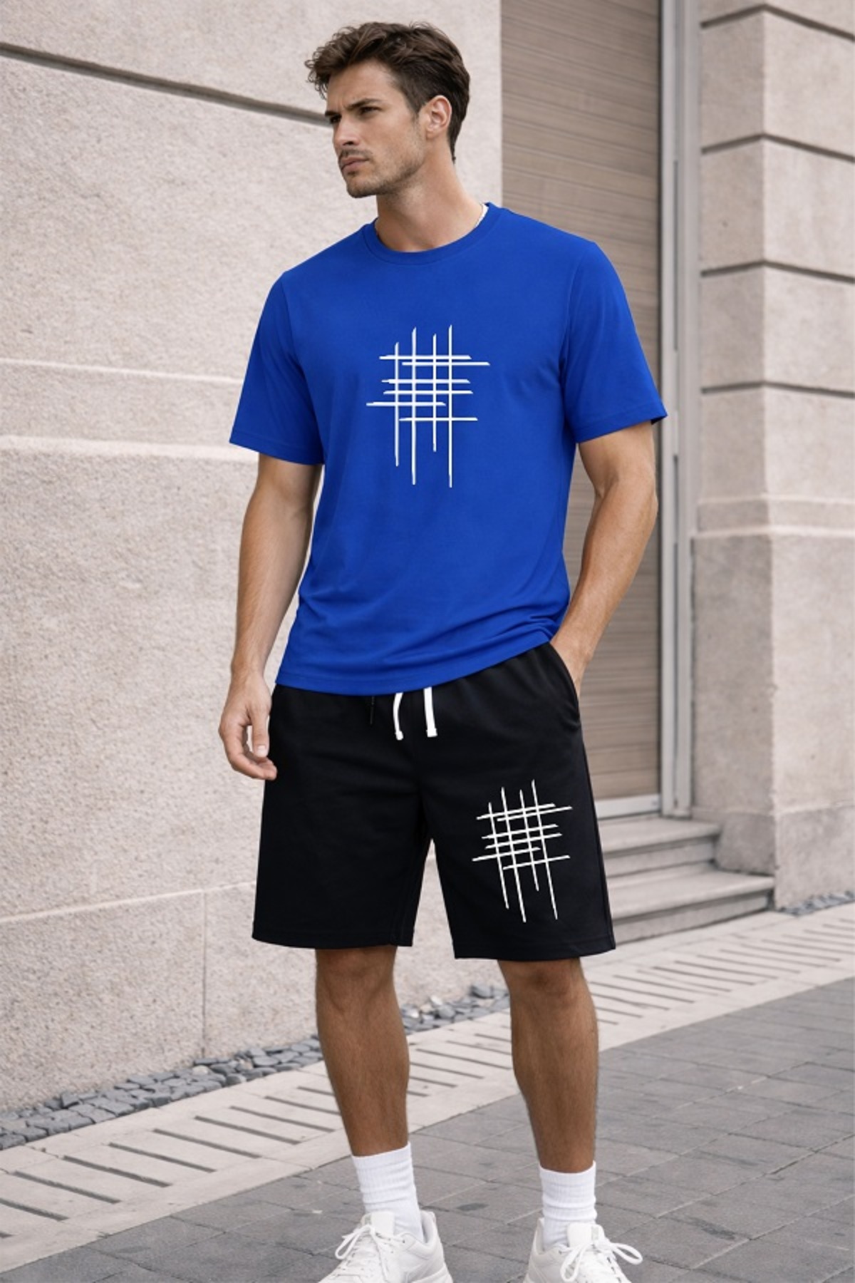 orwen life est. 2022 Unisex set kratkih hlača i majice – minimalistički letnj...