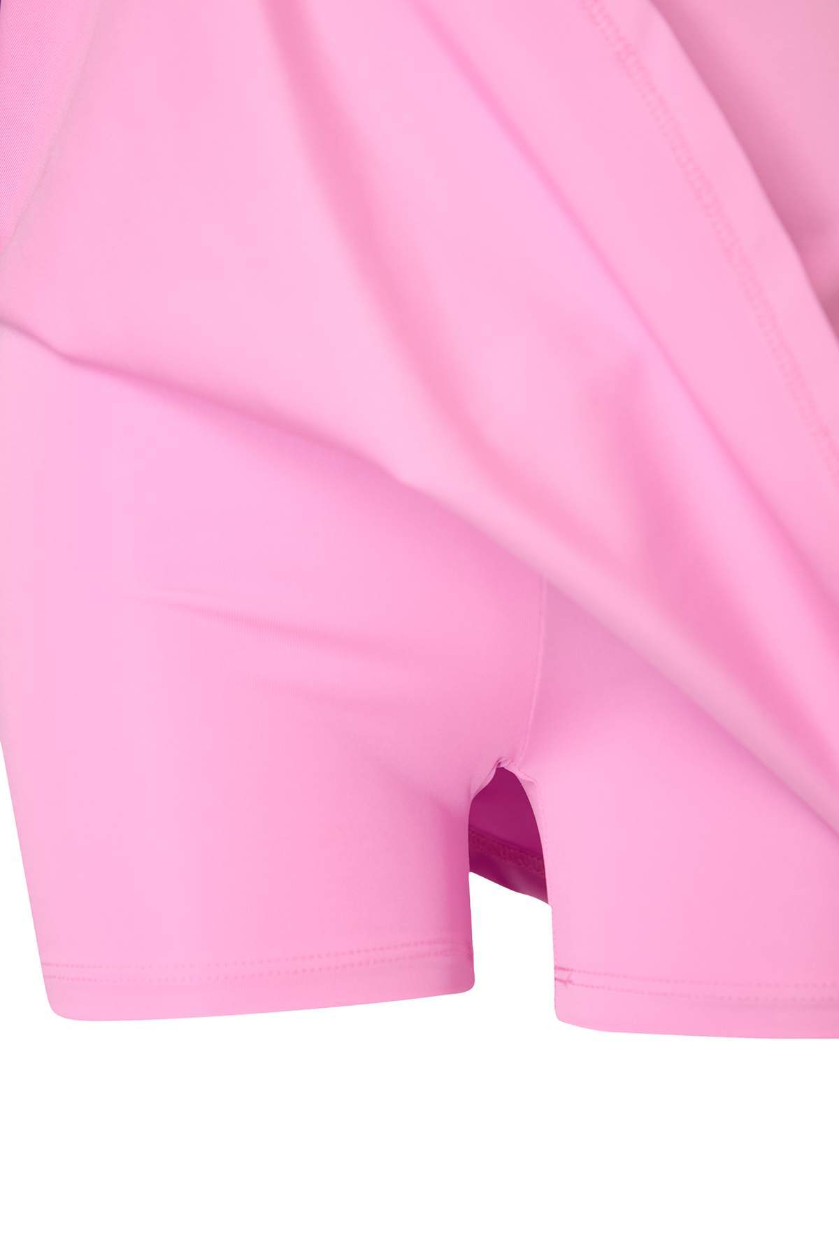 Trendyolmilla  Pembe Biyeli Dalgıç/Scuba Şort Etek Şort & Bermuda TWOSS22SR00067 - Görsel 8