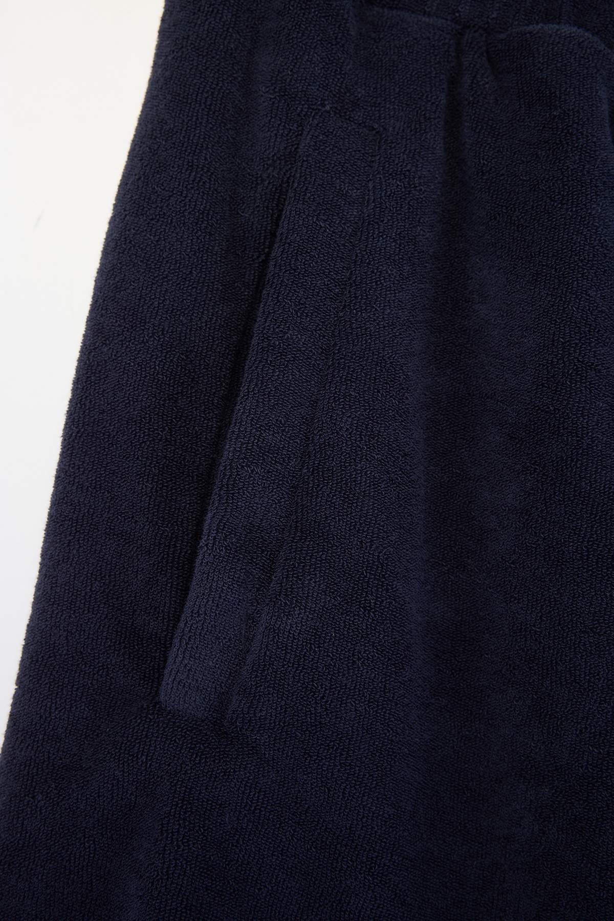 Trendyolmilla  Lacivert Havlu Kumaş Geniş Paça Büyük Beden Şort & Bermuda TBBSS26AP00033 - Görsel 5