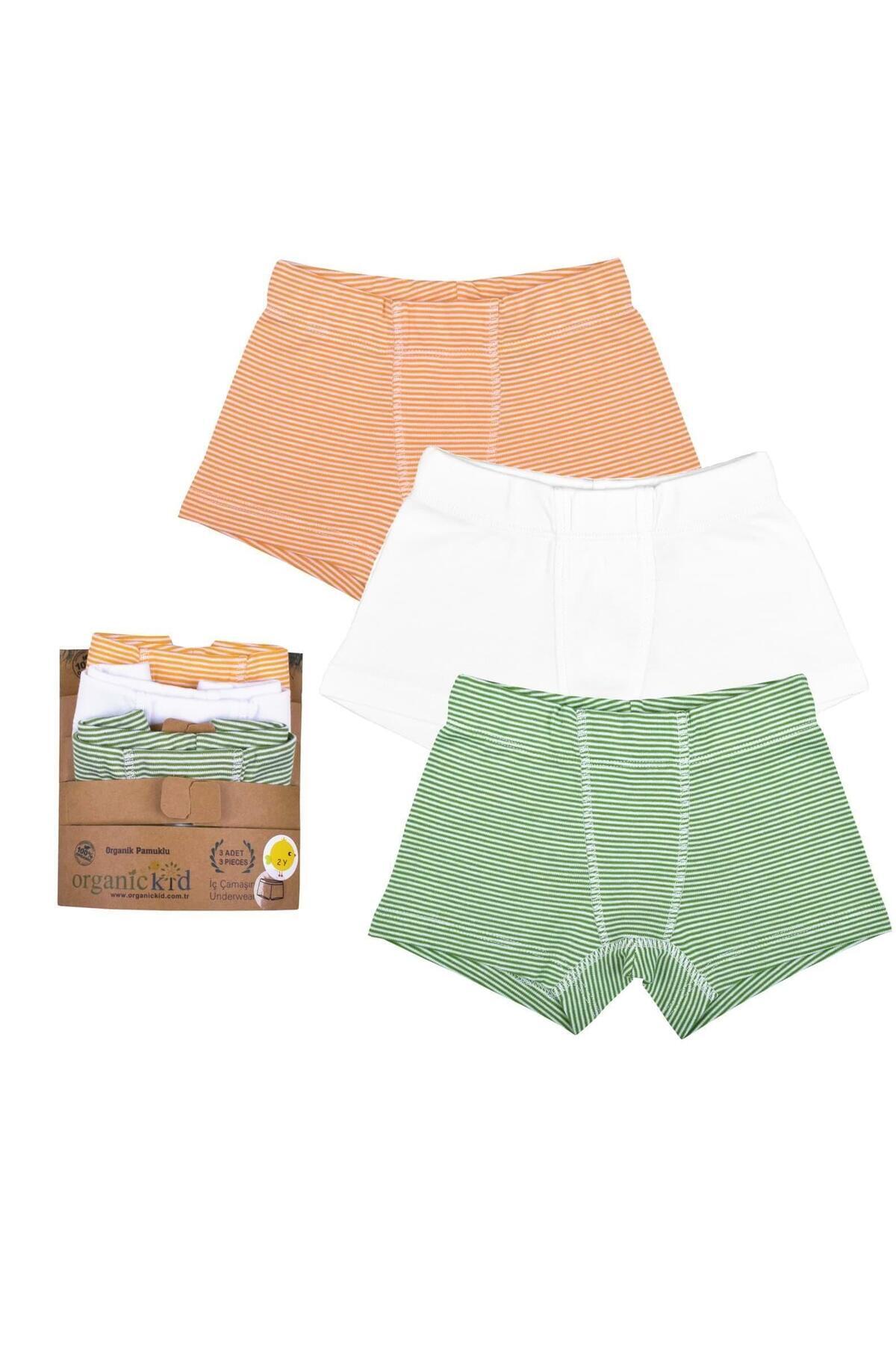 OrganicKid Jungle Cotton Erkek Çocuk İç Çamaşır Set 3'lü fotoğrafı 2 (önizleme)