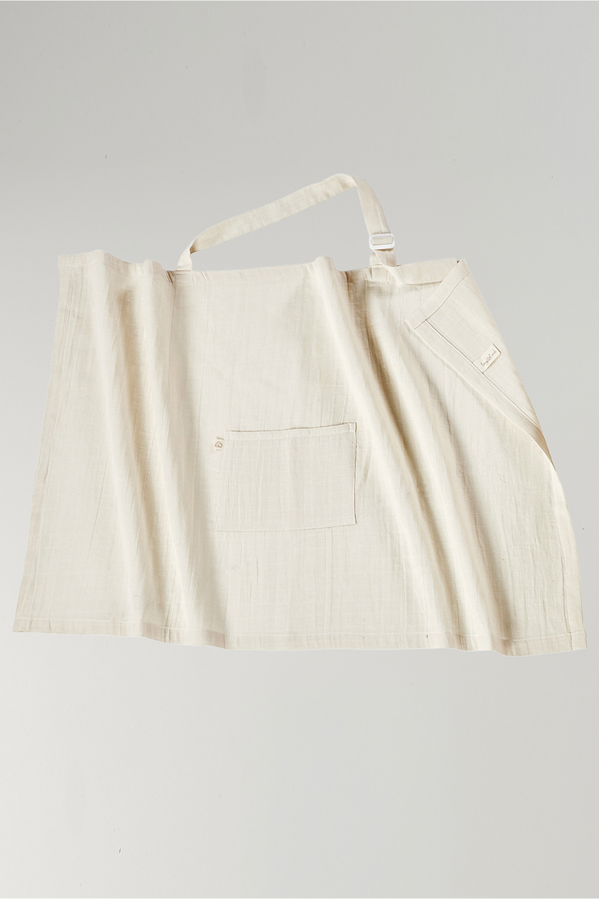 tinylamb Natur Müslin Emzirme Önlüğü - %100 Pamuk Emzirme Önlüğü fotoğrafı 2 (önizleme)