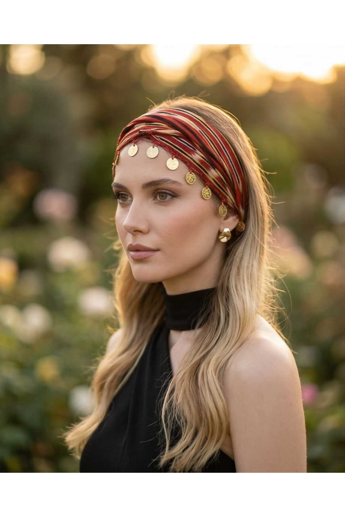 Black Sea Bandana, Full Pound Keshan, Scarf, Shawl, Headband, Bandana, Pushi
