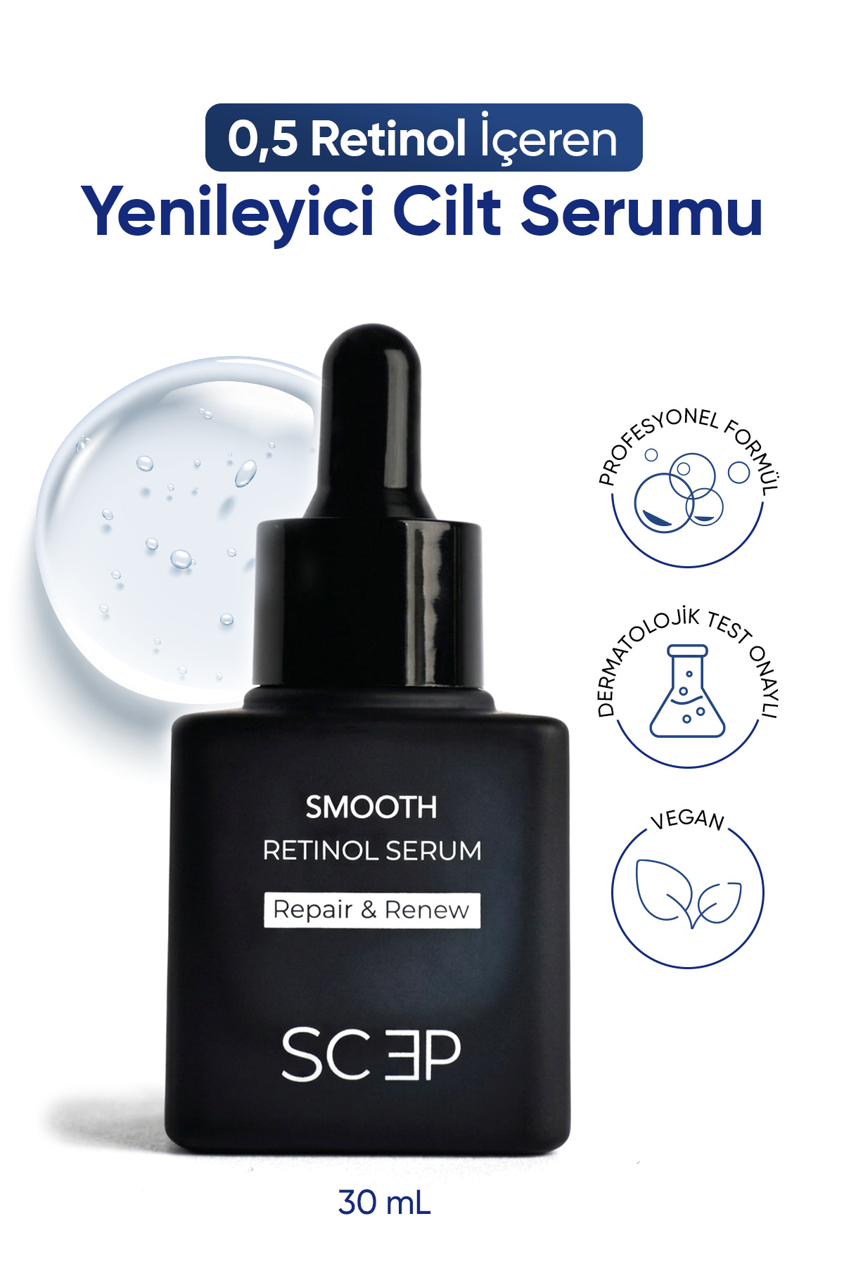 SCEP Smooth Retinol Serum | Lipozomal Retinol Serum 30 ml — 002