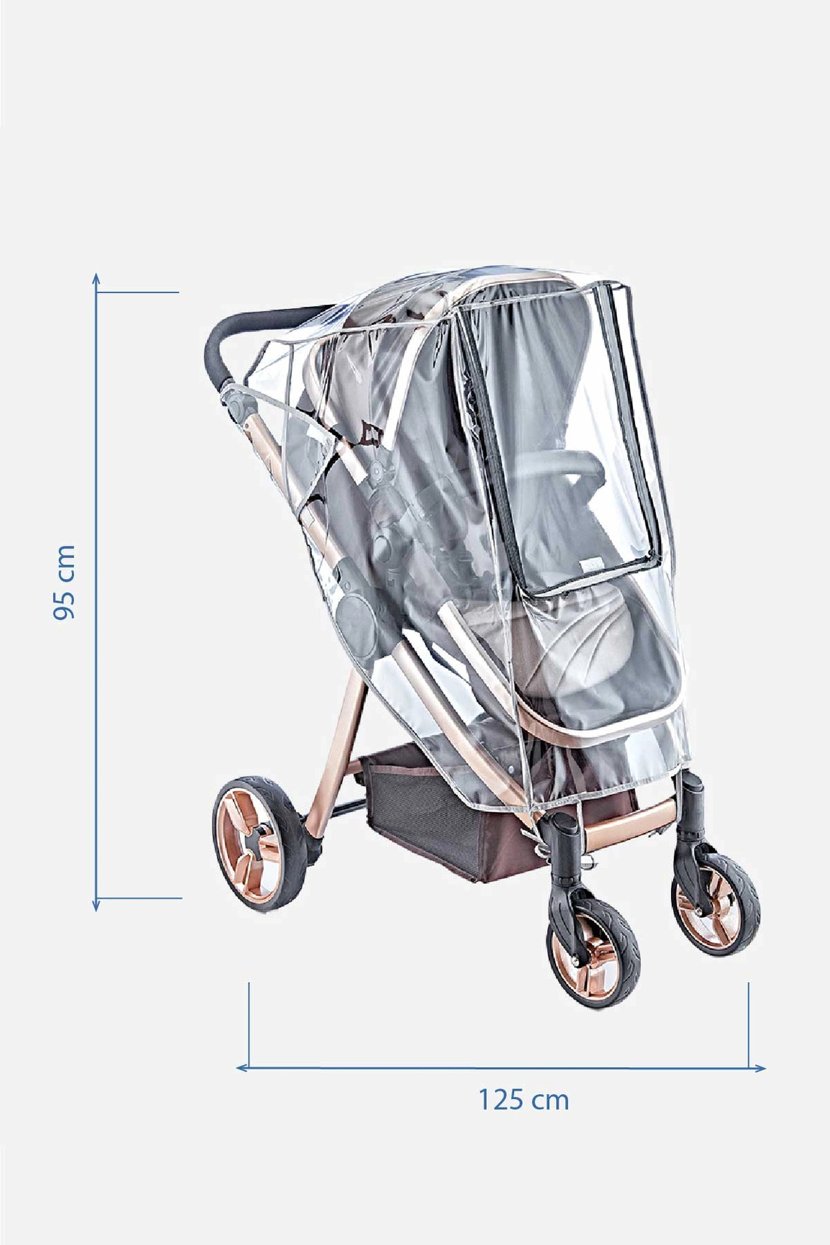 Babyjem Bebek Arabası Yağmurluğu fotoğrafı 5 (önizleme)